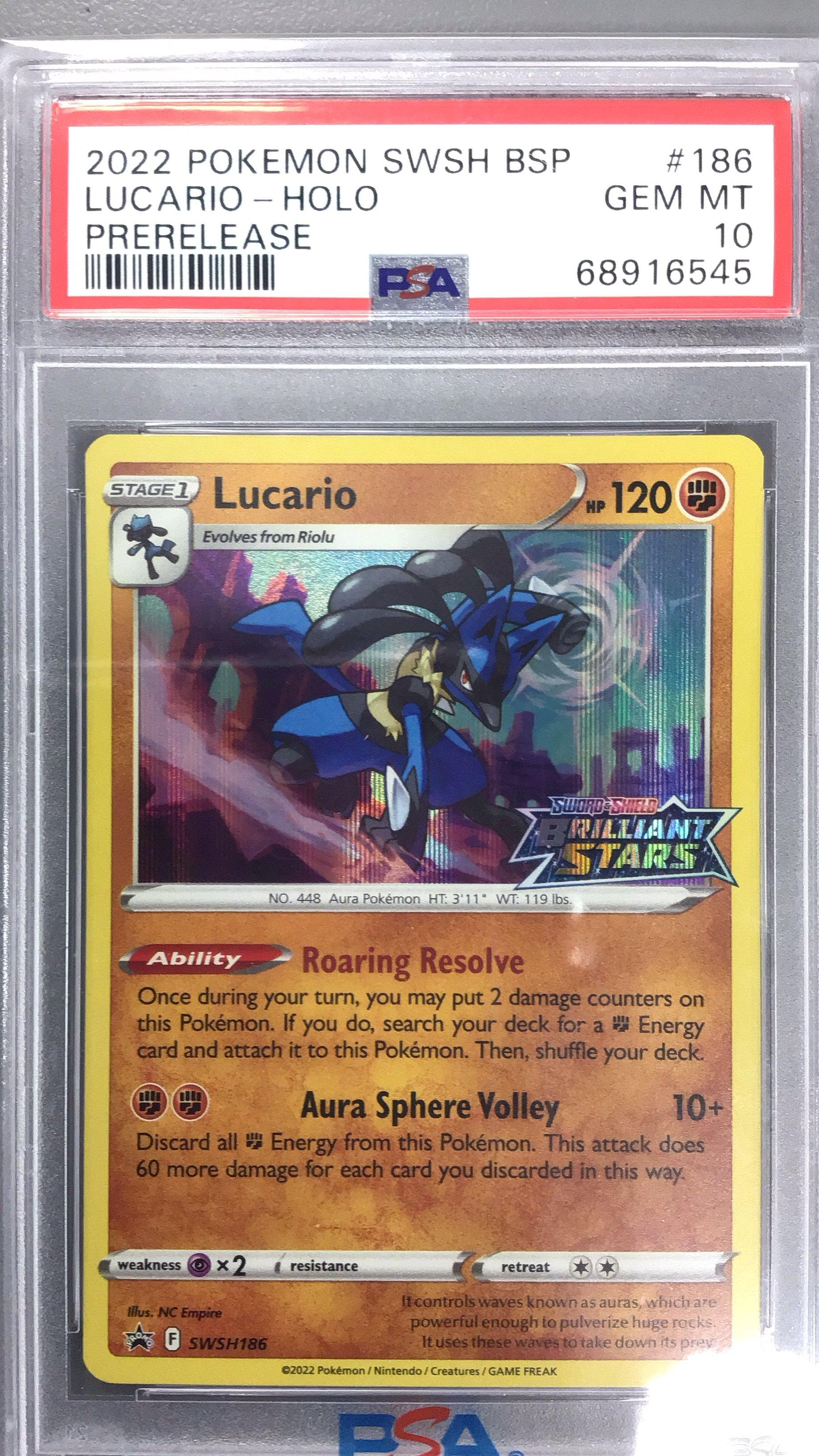 hisuian arcanine pokemon card price Lucario (12/16) [Pokémon Rumble]