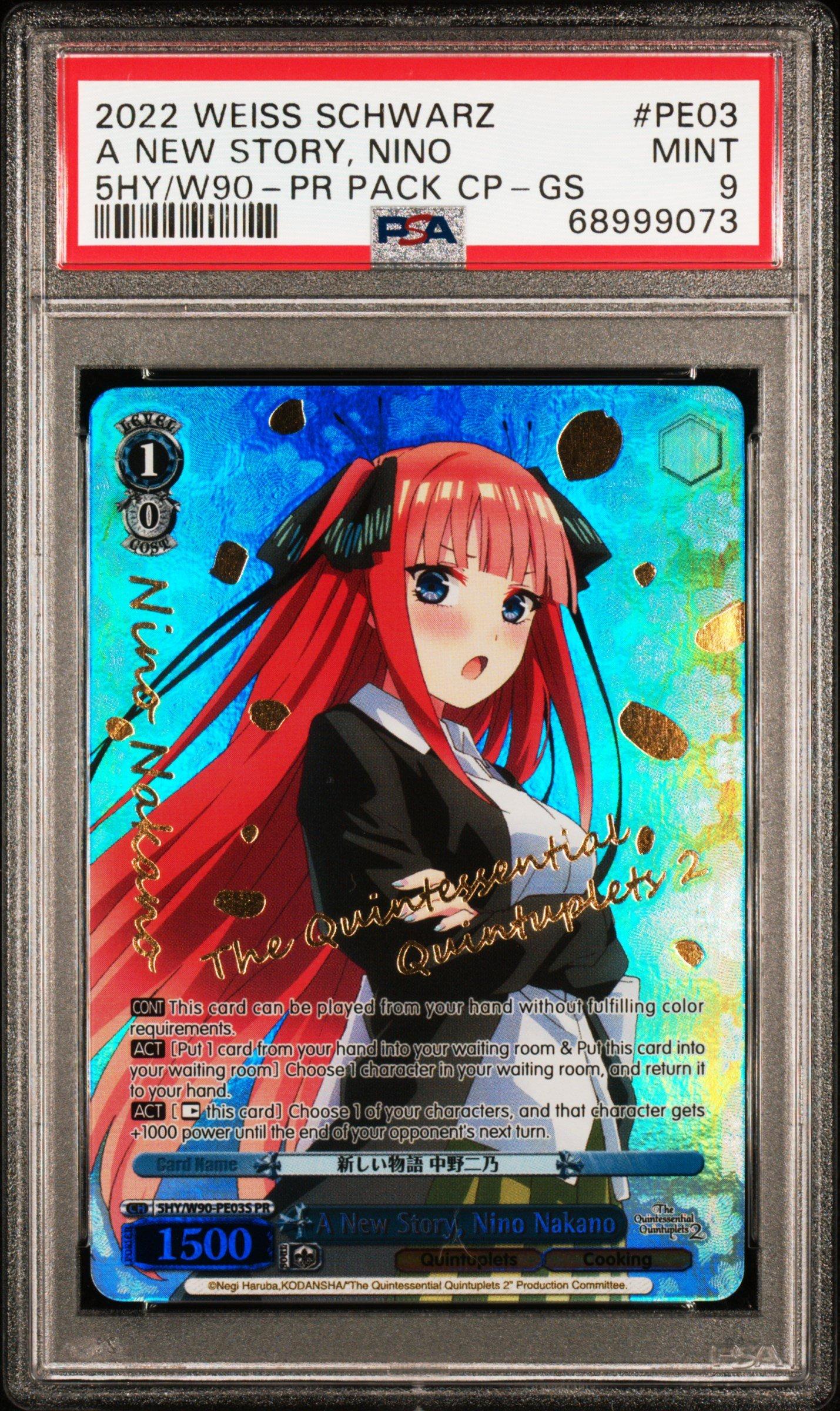 2022 Weiss Schwarz Quintessential Quintuplets 2 Pe03 A New Story
