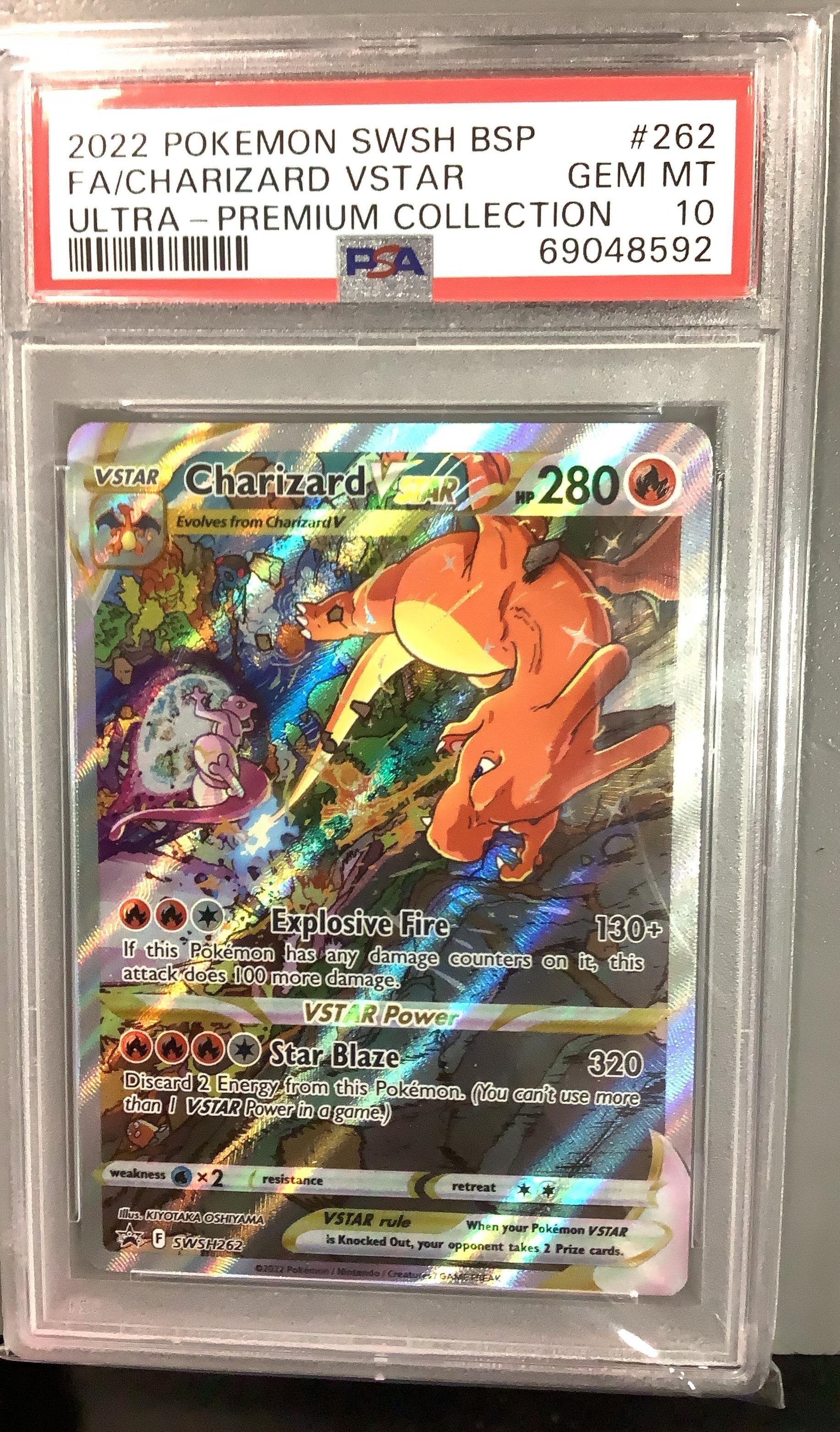 2022 Pokemon Swsh Black Star Promo 262 Full Art/charizard Vstar