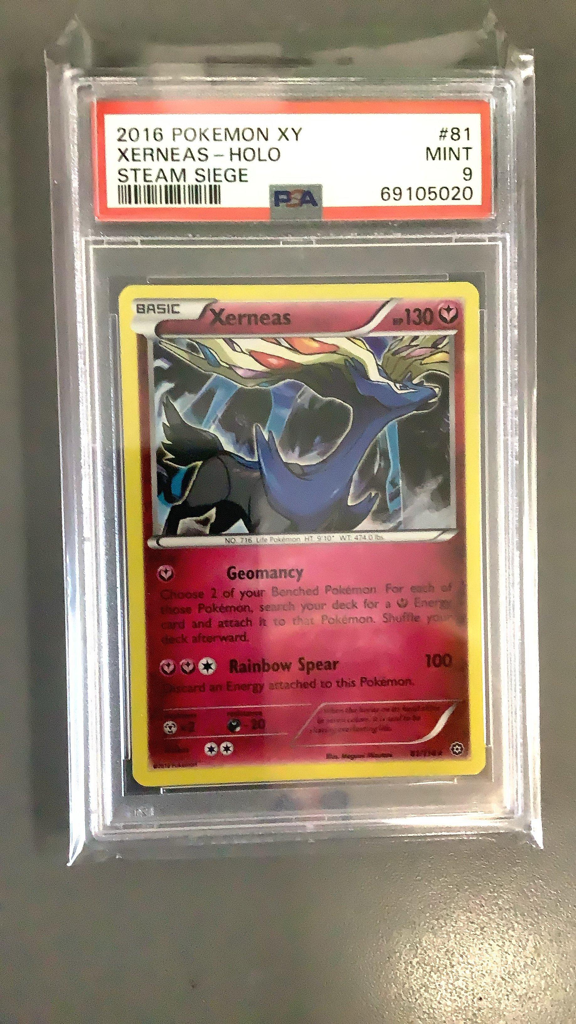 2016 Pokemon Xy Steam Siege 81 Xerneas-holo PSA 9 Graded Card | GameStop