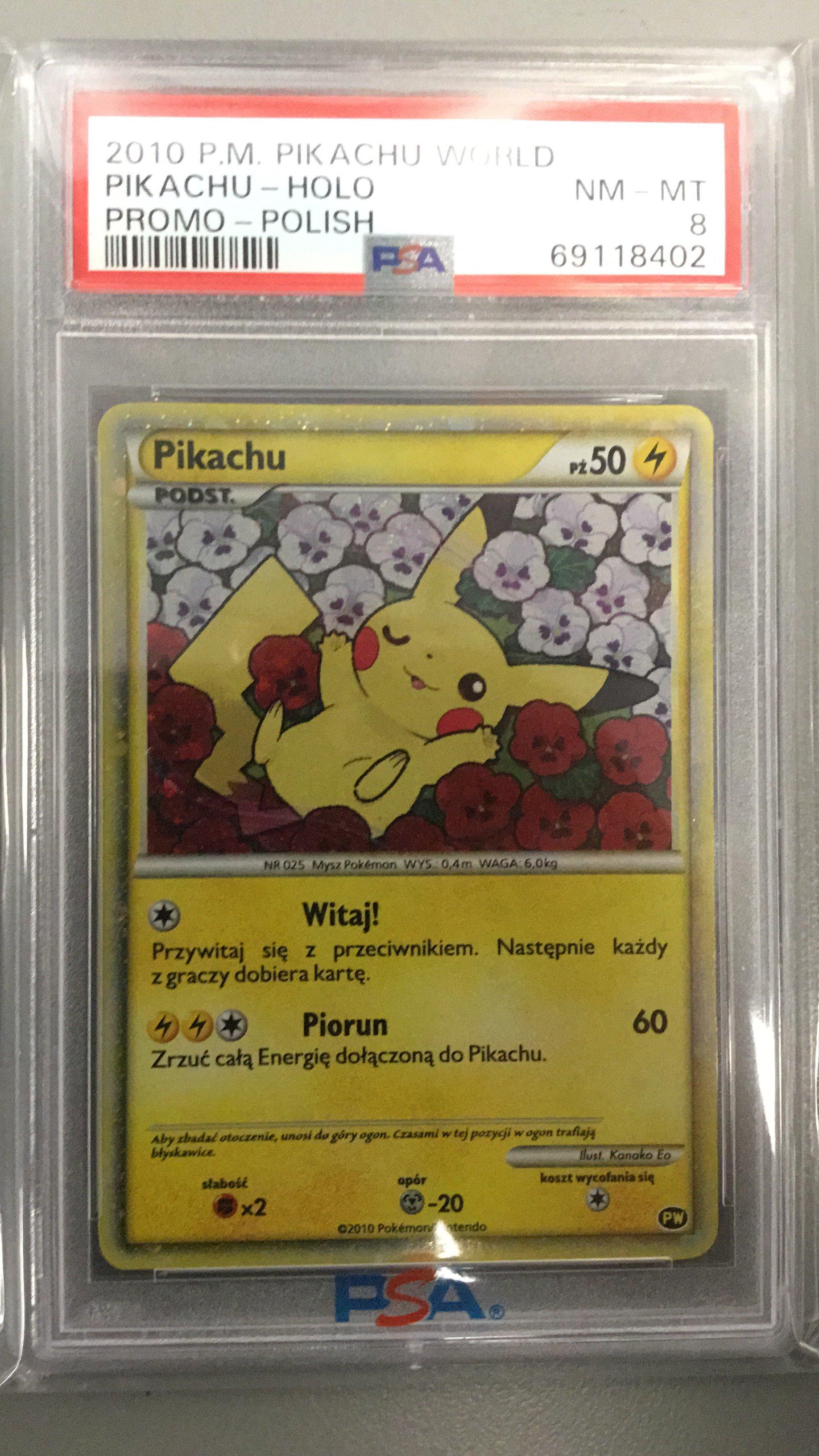 2010 Pokemon Pikachu World Promo Pikachu PSA 8 | GameStop