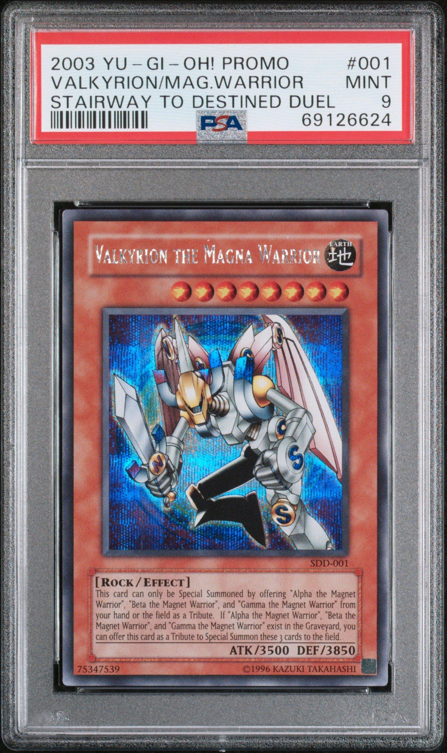 2003 Yu-gi-oh! Promo 001 Valkyrion The Magna Warrior Stairway To Destined  Duel PSA 9 Graded Card | GameStop