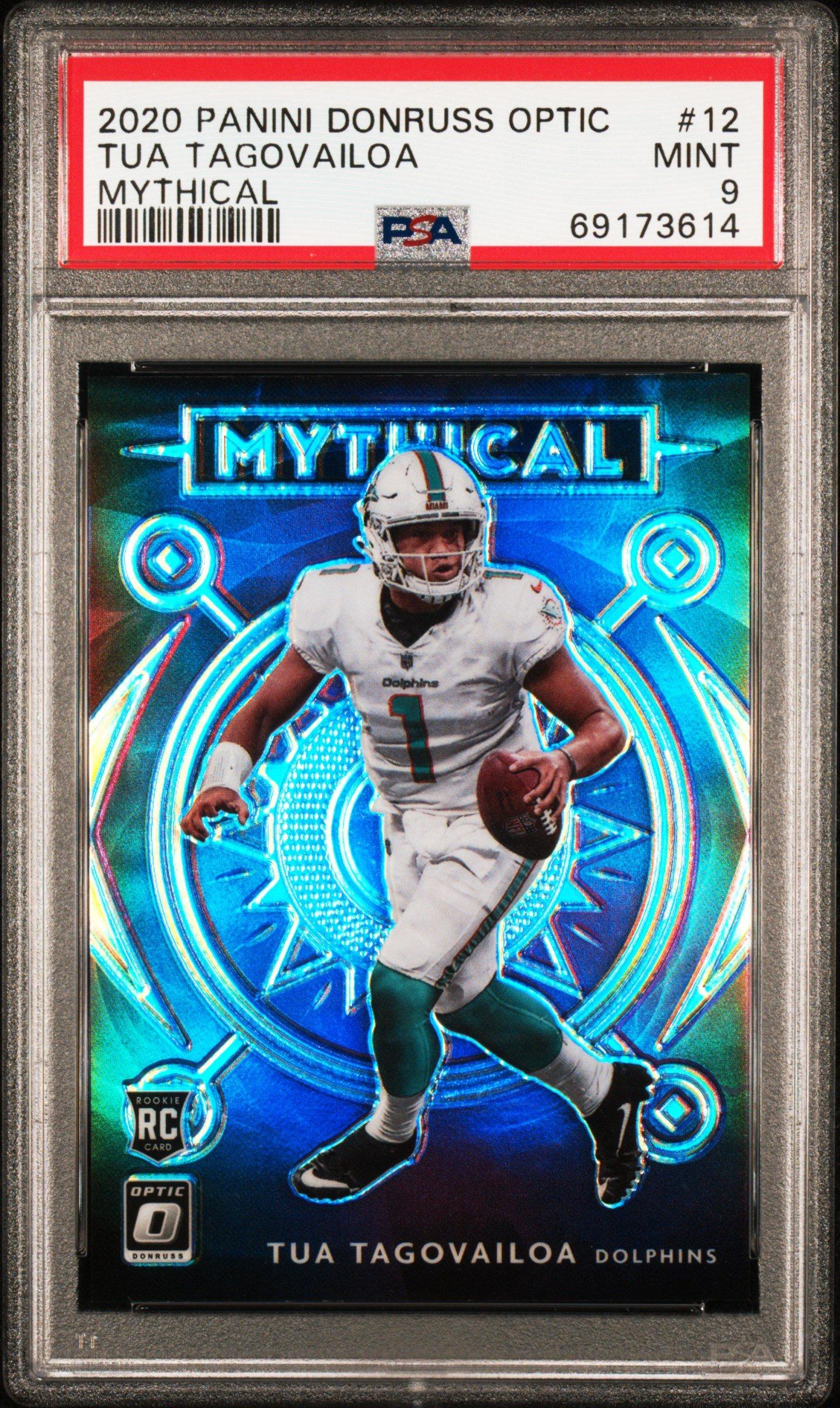 2020 Panini Donruss Optic Mythical 12 Tua Tagovailoa PSA 9