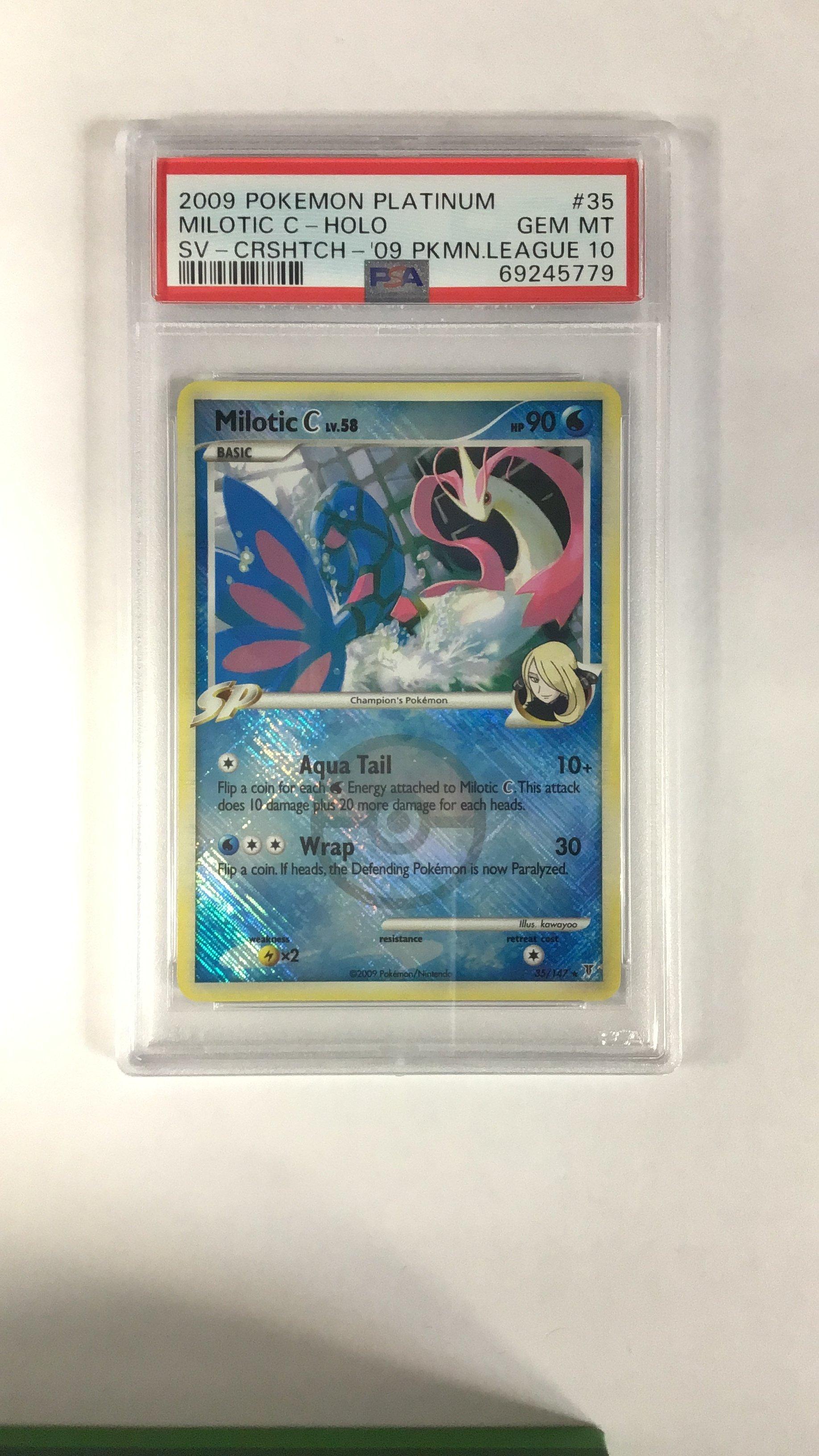 2009 Pokemon Platinum Supreme Victors 35 Milotic C-holo Crosshatch