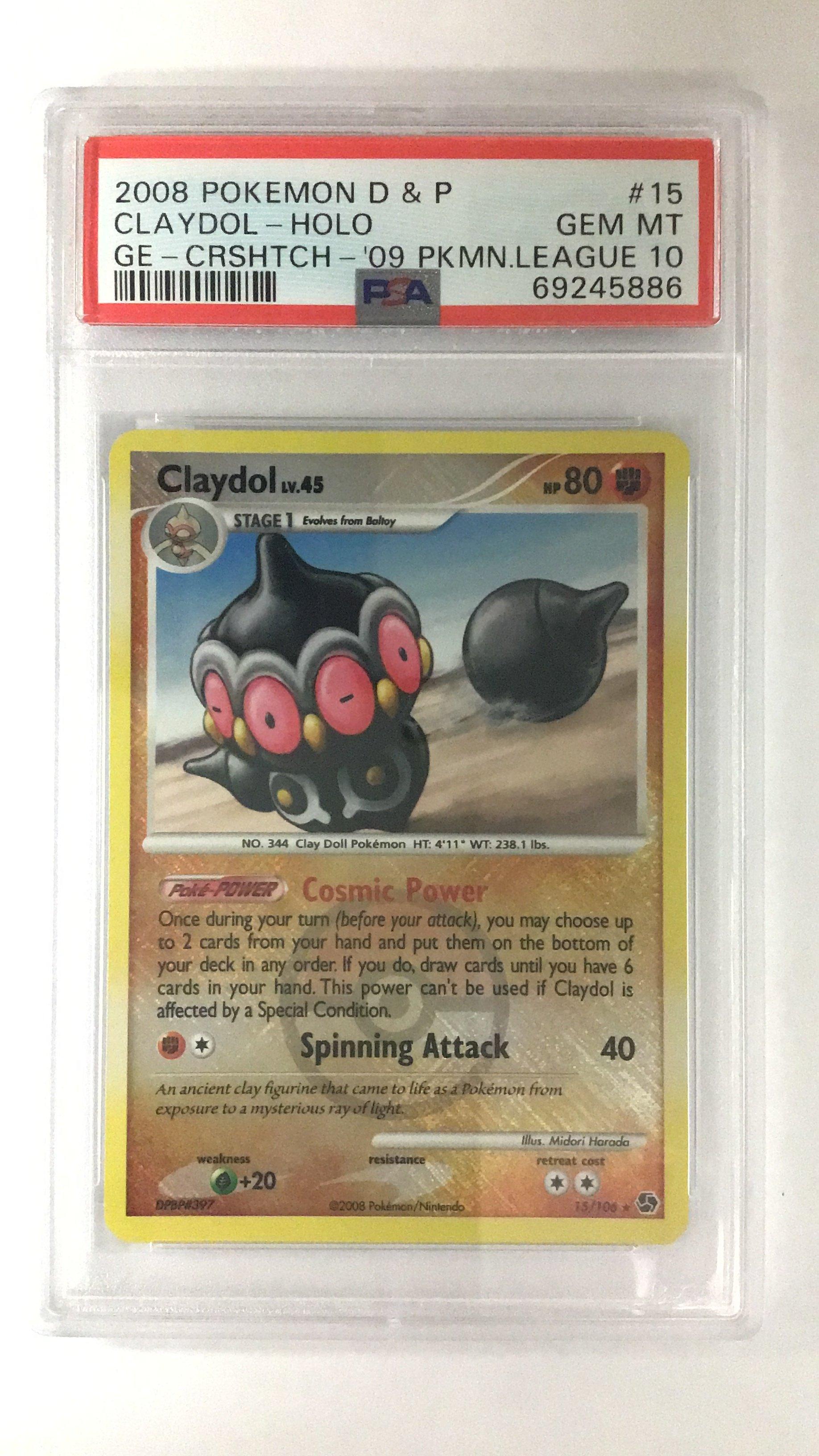 2008 Pokemon Diamond & Pearl Great Encounters 15 Claydol-holo