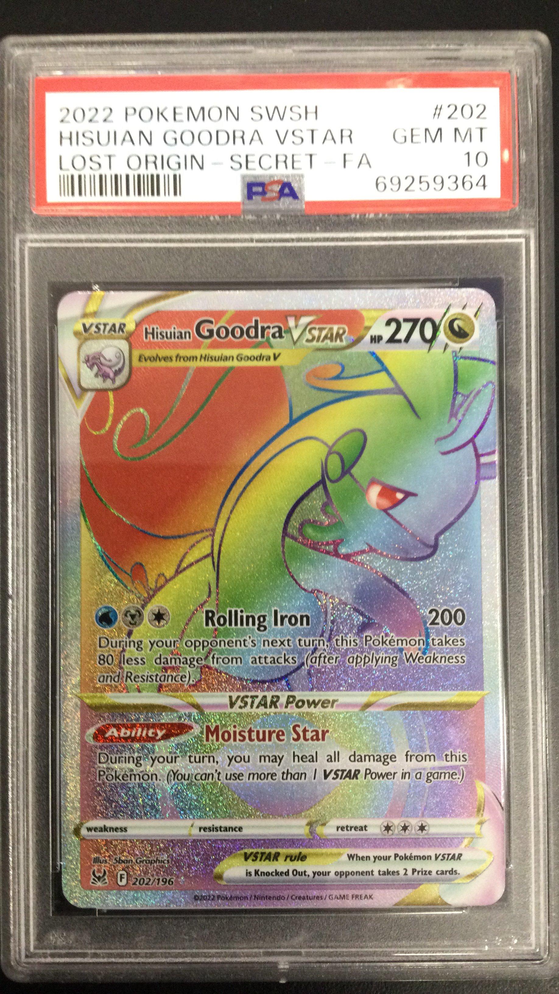 hisuian goodra pokemon card Hisuian Goodra VSTAR (136/196) [Sword & Shield: Lost Origin] main image 1