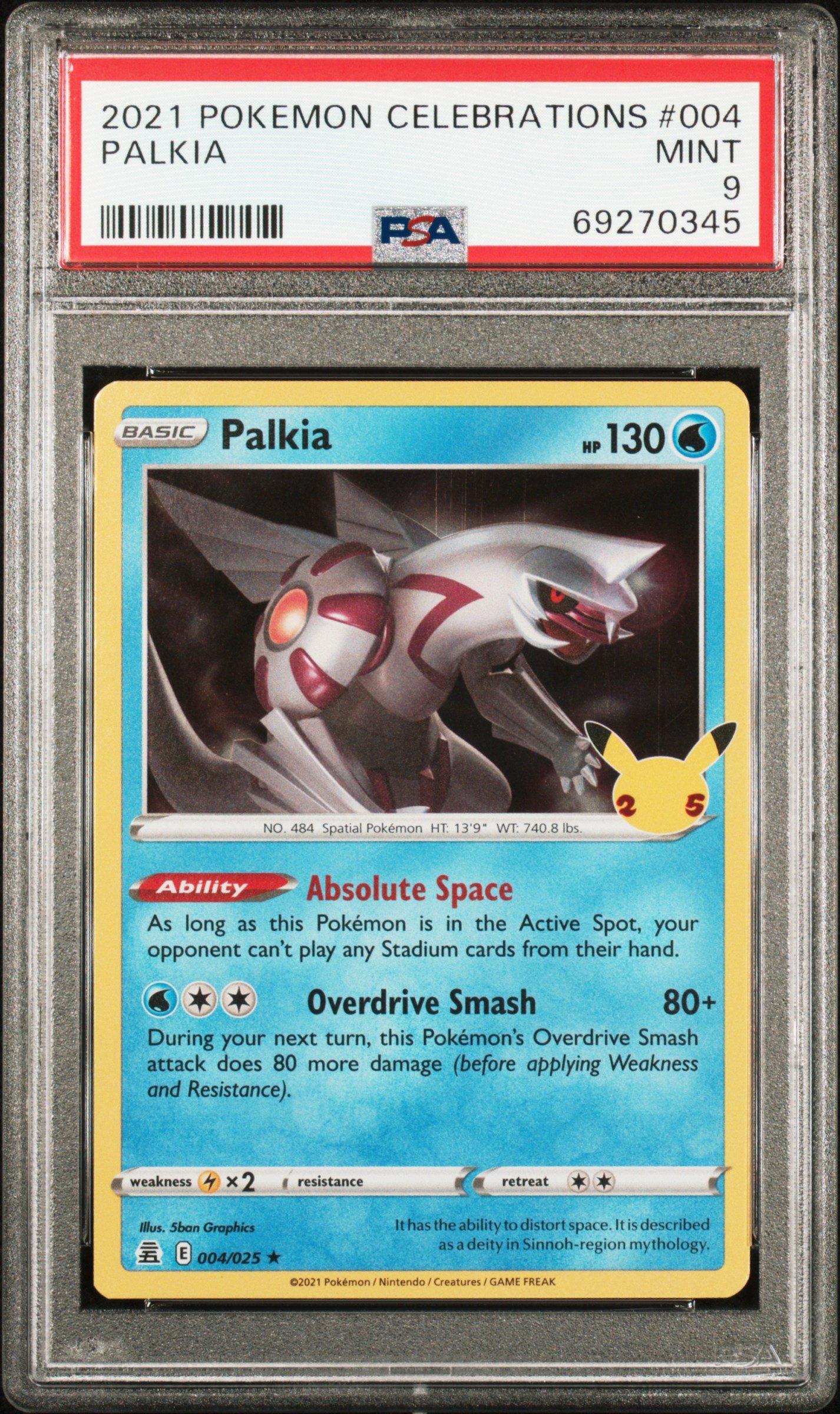 2021 Pokemon Celebrations 004 Palkia PSA