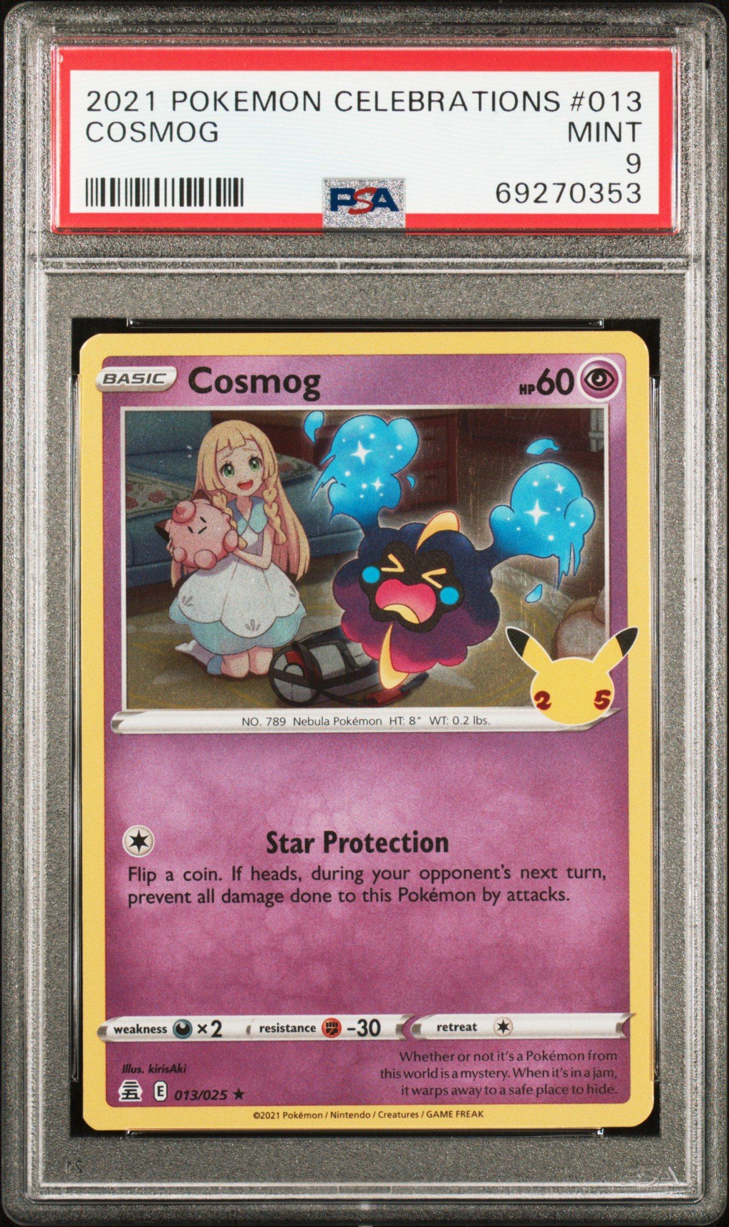 2021 Pokemon Celebrations 013 Cosmog PSA
