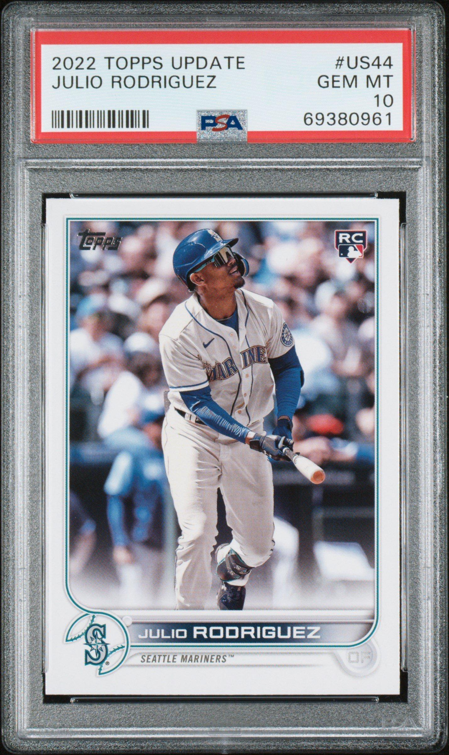 2022 Topps Update Us44 Julio Rodriguez PSA 10 Graded Card | GameStop