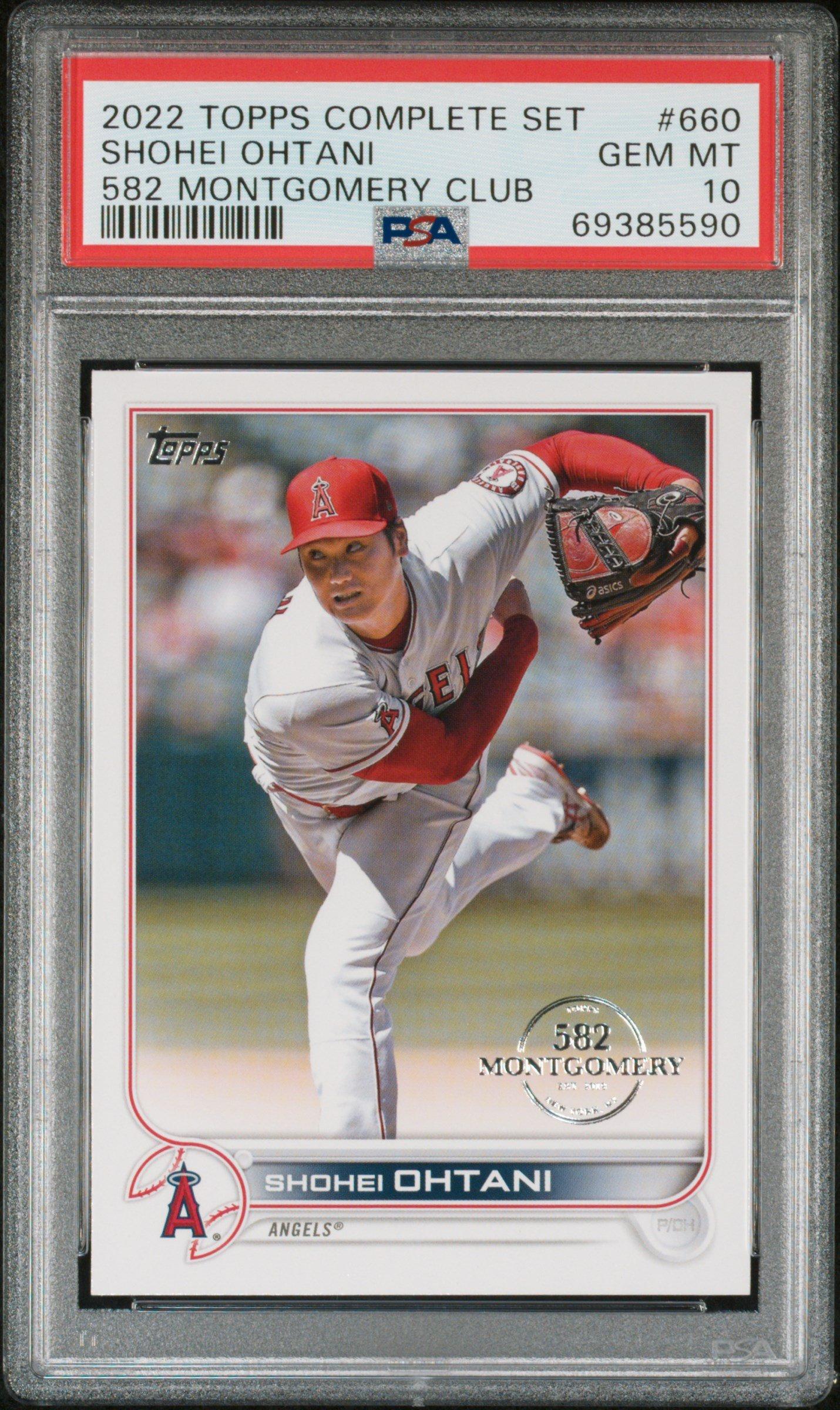 2022 Topps Complete Set 660 Shohei Ohtani 582 Montgomery Club PSA 10