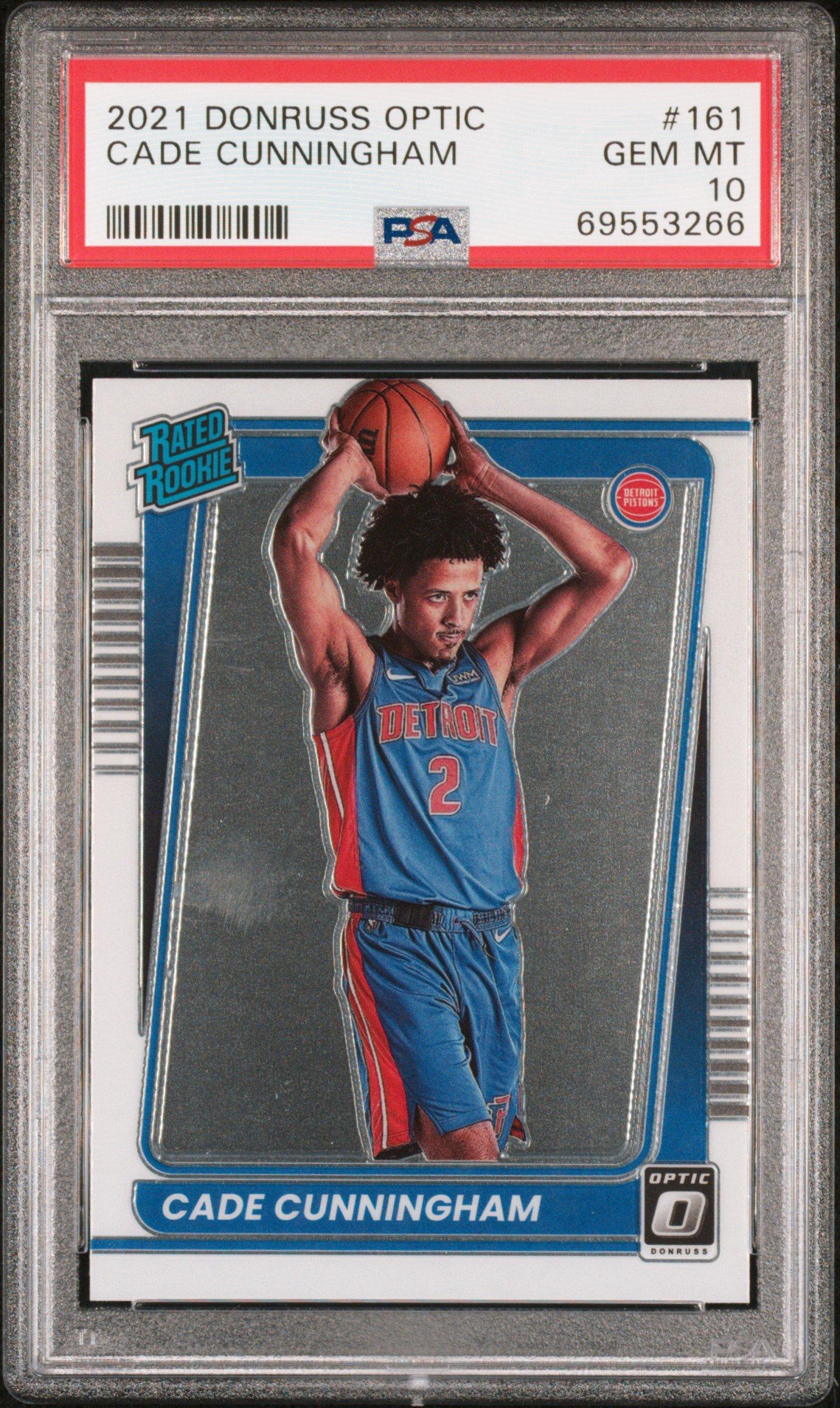 2021 Panini Donruss Optic 161 Cade Cunningham PSA 10