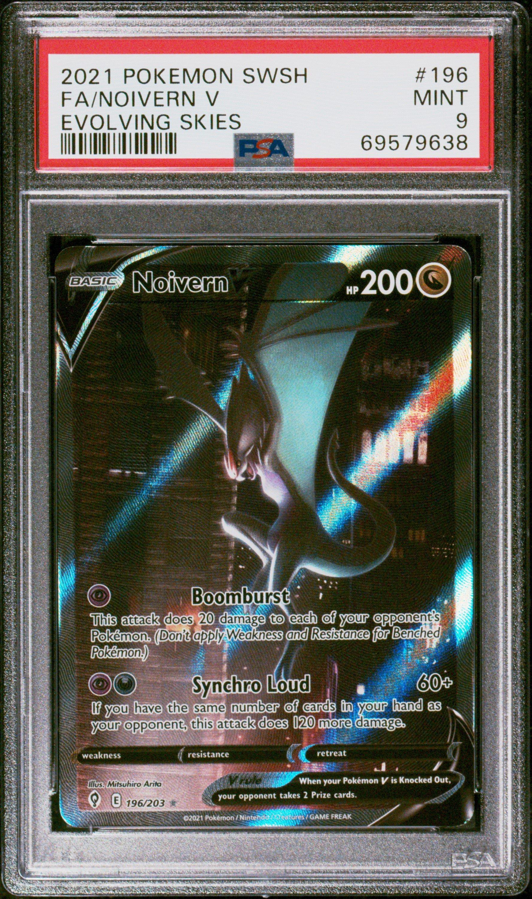 2021 Pokemon Sword & Shield Evolving Skies Full Art/noivern V PSA