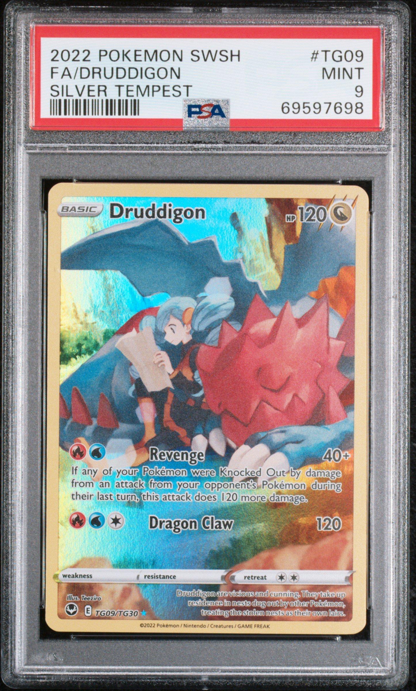 pokemon druddigon card Druddigon WHTen 071/086 Reverse Holo RH Pokeball – PokeChalet main image 0