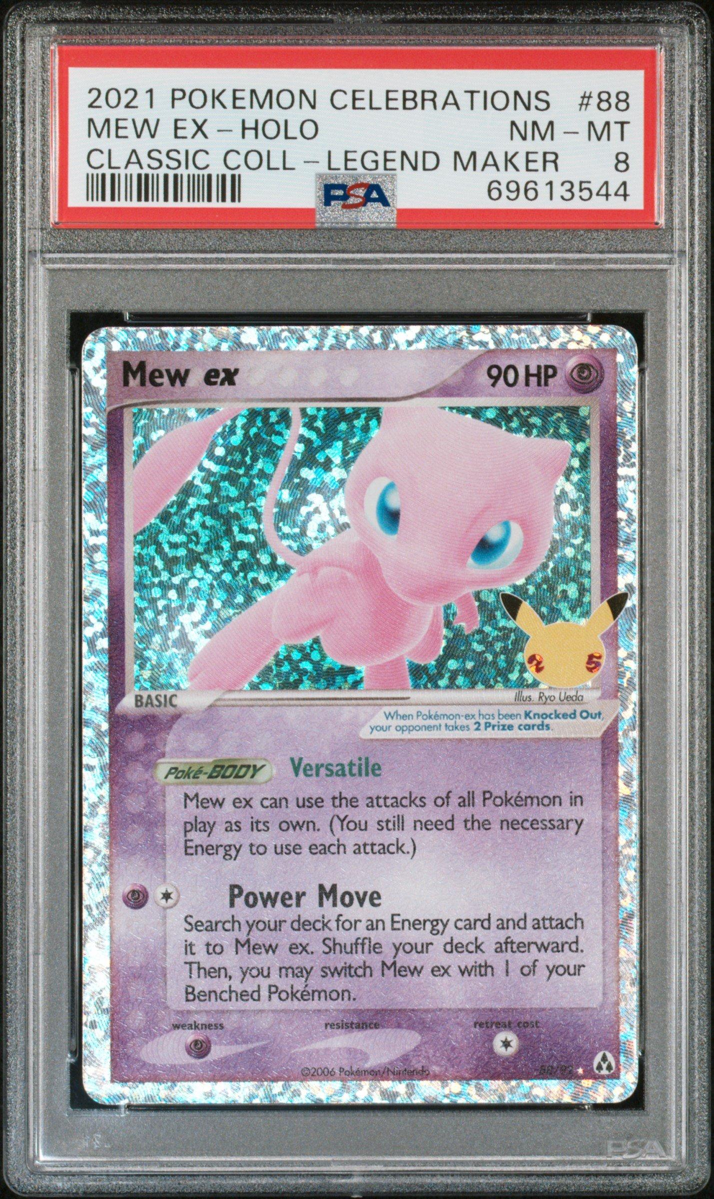 2021 Pokemon Celebrations Classic Collection 88 Mew Ex PSA