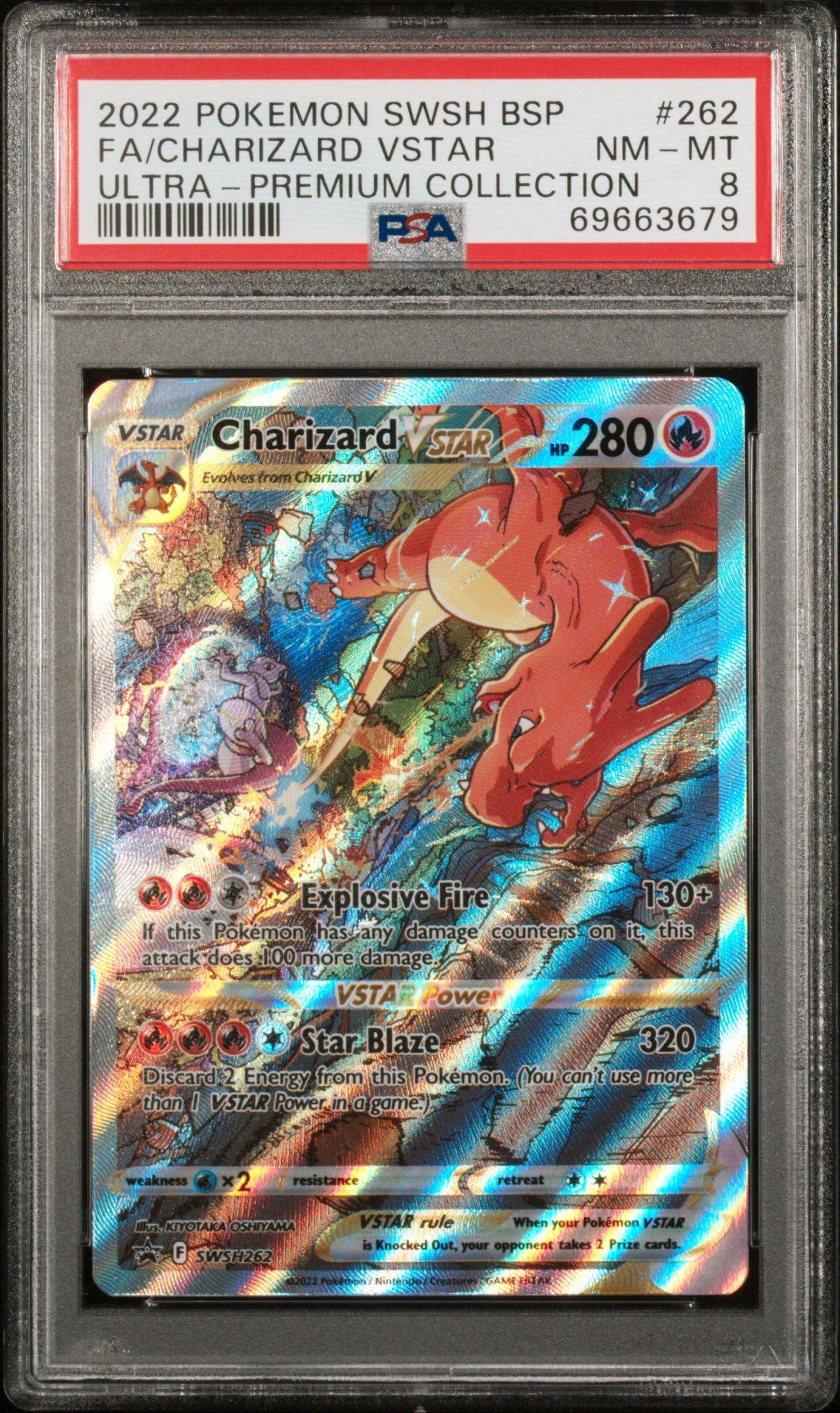 Pokemon Swsh Black Star Promo Full Art Charizard Vstar Sword Shield Ultra Premium