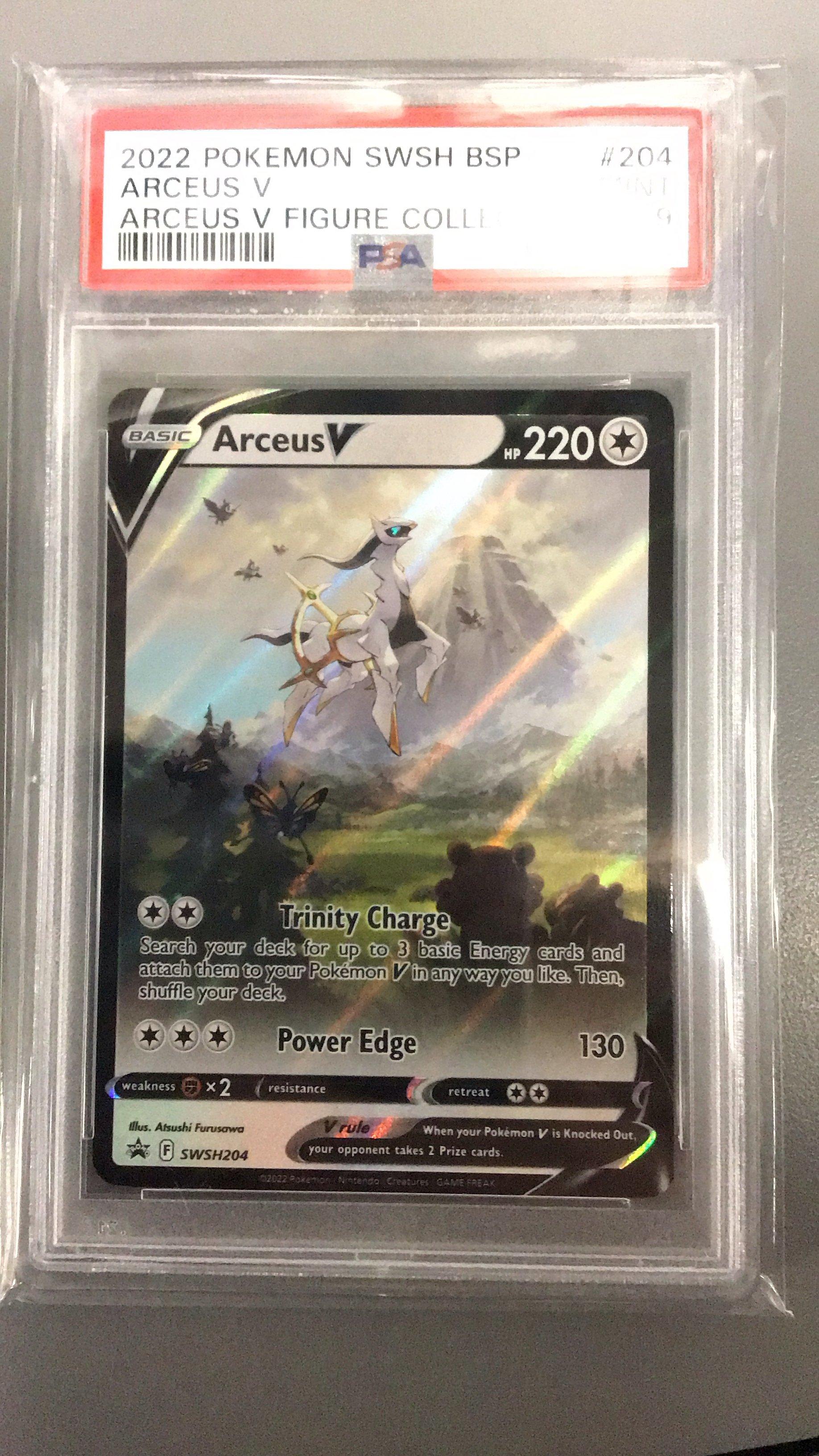 2022 Pokemon Swsh Black Star Promo 204 Arceus V Arceus V Figure Collection PSA
