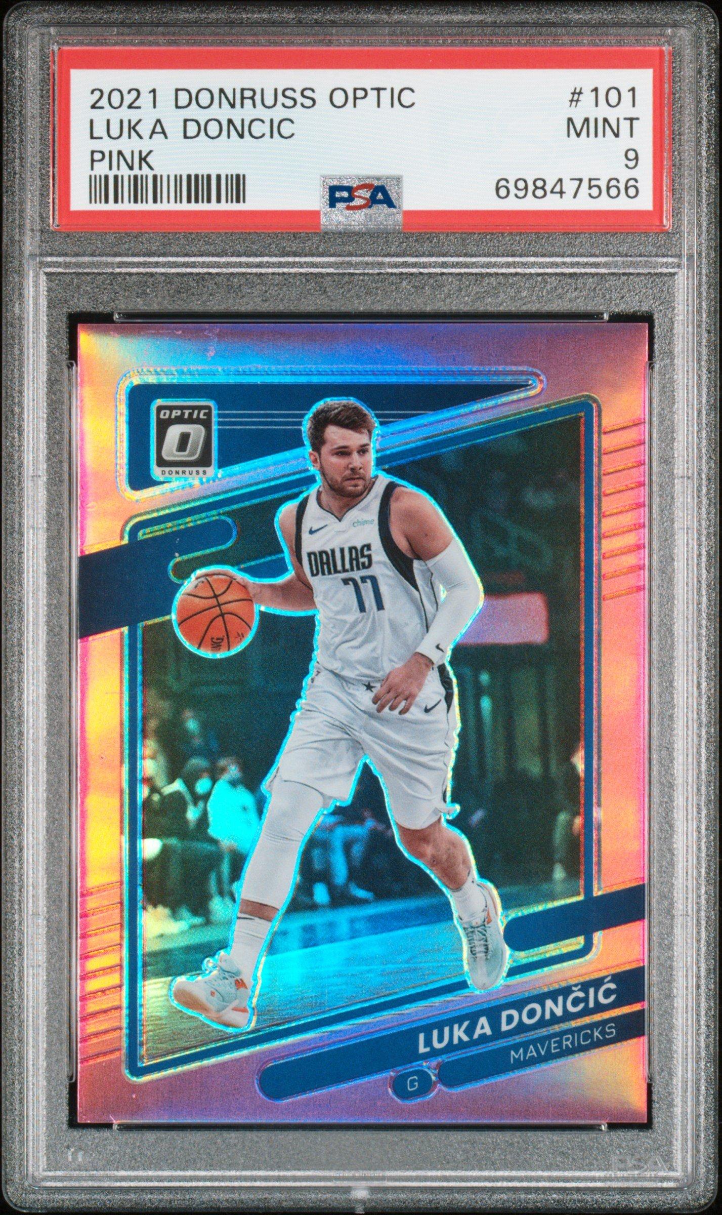 2021 Panini Donruss Optic 101 Luka Doncic PSA 9