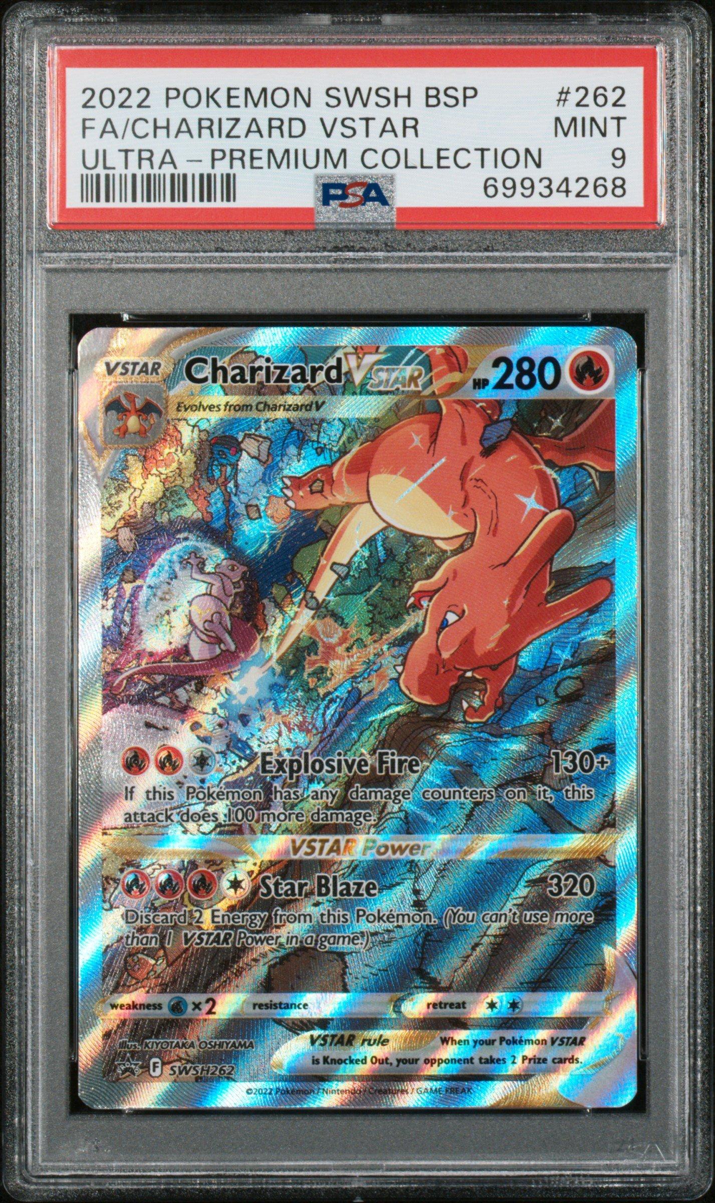 2022 Pokemon Swsh Black Star Promo 262 Full Art/charizard Vstar