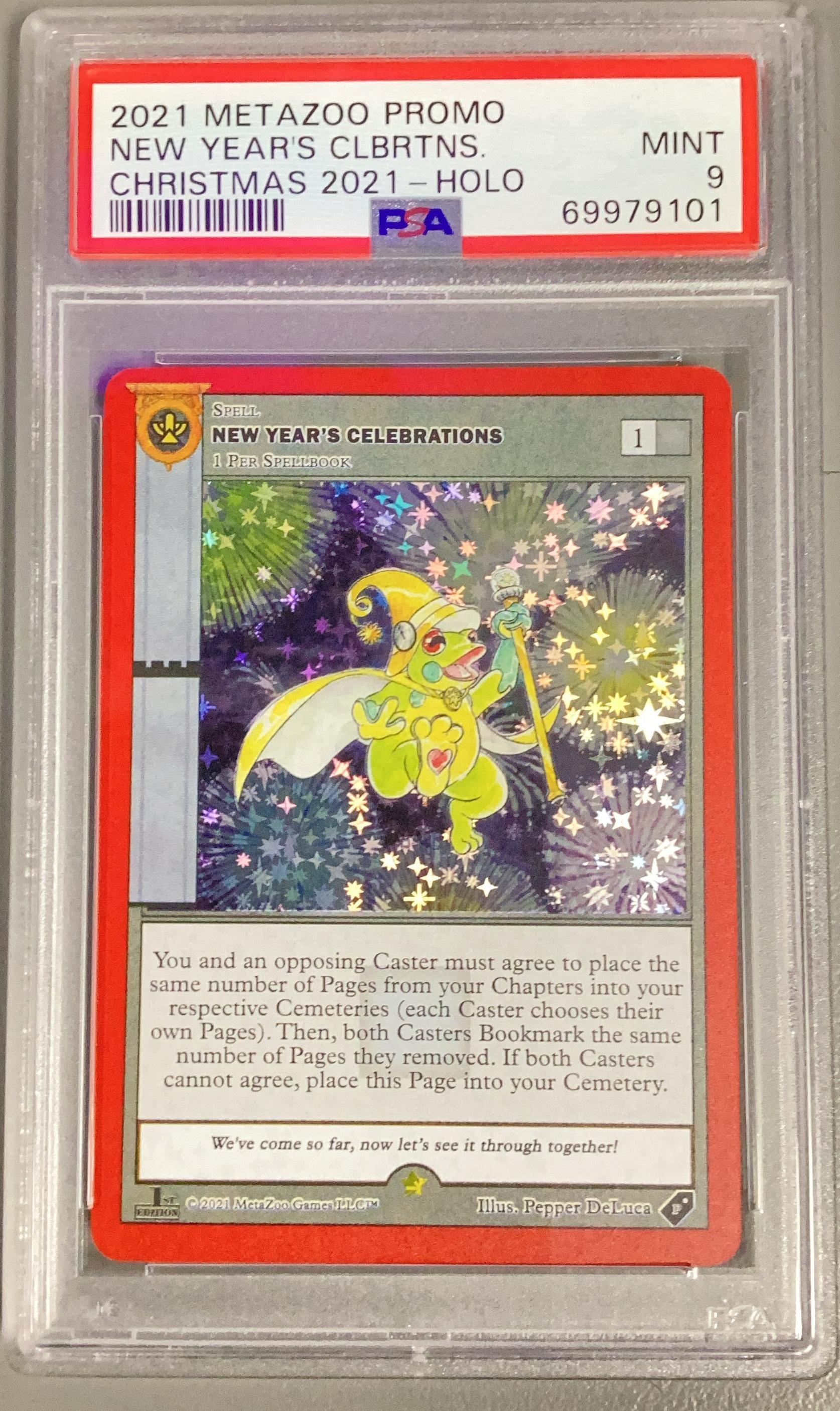 2021 Metazoo Promo New Year's Celebrations-holo Christmas 2021 PSA