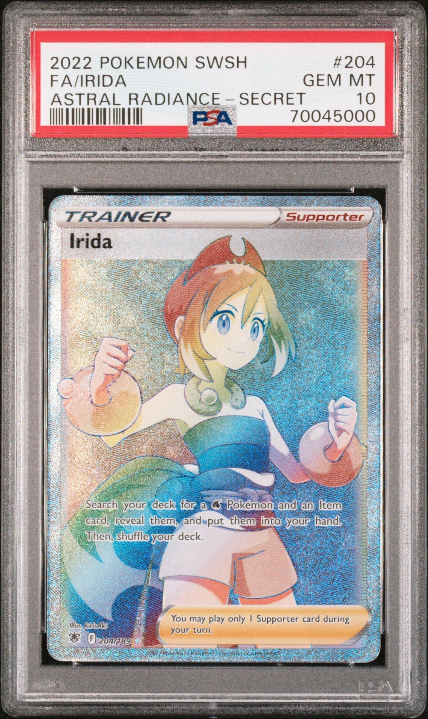 irida pokemon card full art Irida 236/172 Vstar Universe Fa 2022 Japanese Graded Psa 10 Gem Mint –  SGPSYDUCK.TCG by SGVENTURES PRIVATE LIMITED main image 1