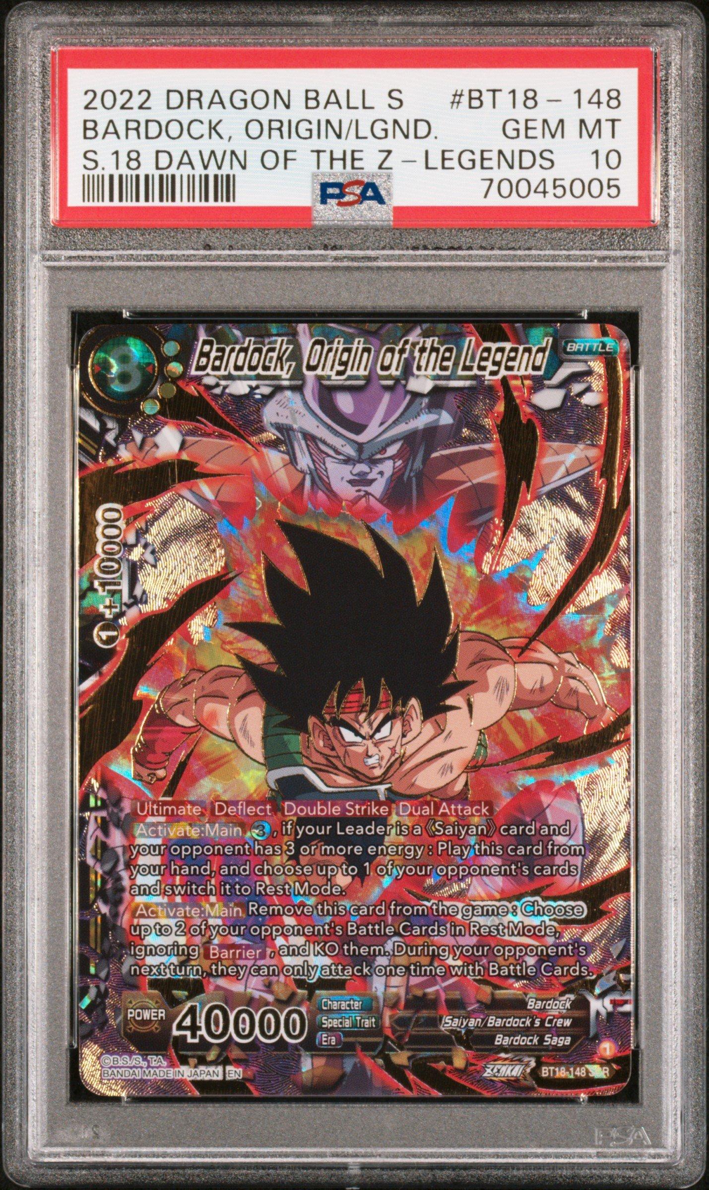 2022 Dragon Ball Super Card Game Series 18 Dawn Of The Z-legends Bt18-148 Bardock