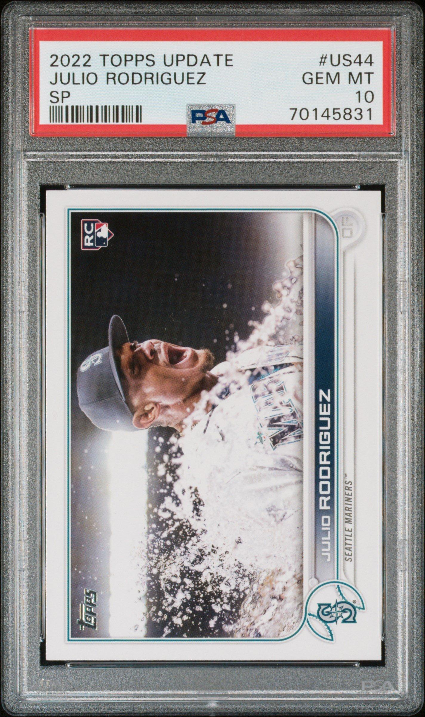 2022 Topps Update Us44 Julio Rodriguez Sp PSA