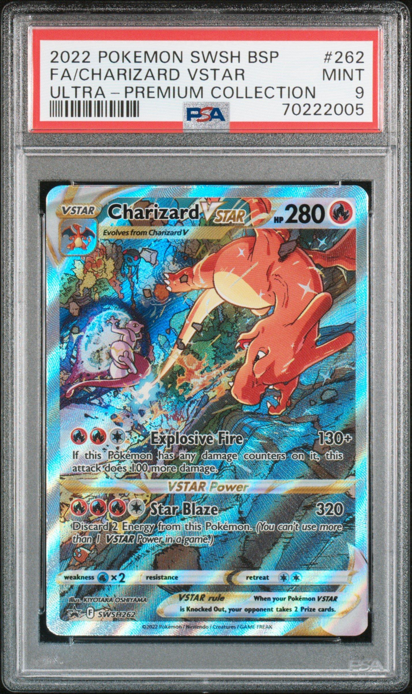 2022 Pokemon Swsh Black Star Promo 262 Full Art/charizard Vstar