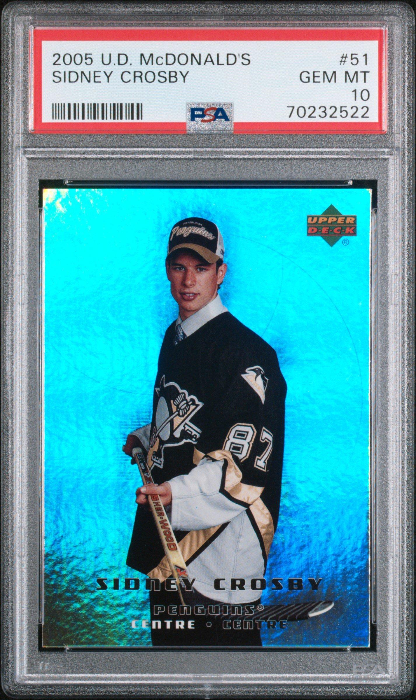 2005 Upper Deck Mcdonald's 51 Sidney Crosby PSA 10