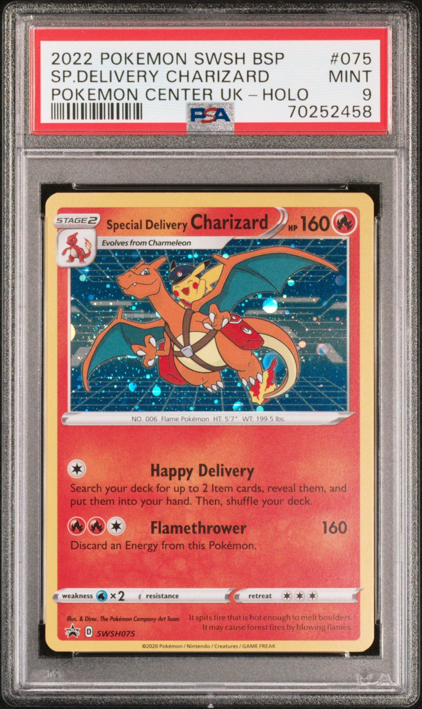 2022 Pokemon Swsh Black Star Promo 075 Sp.delivery Charizard PSA 9 ...