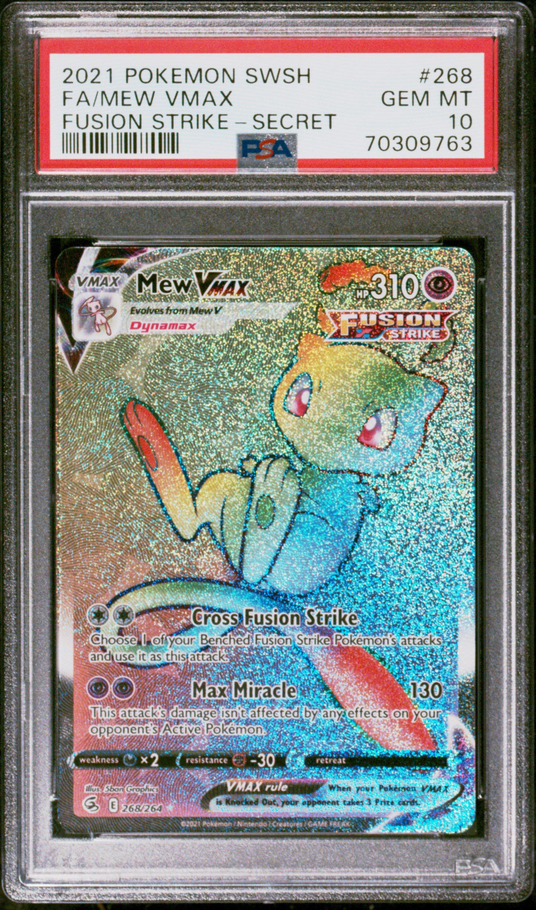 2021 Pokemon Sword & Shield Fusion Strike 268 Full Art/mew