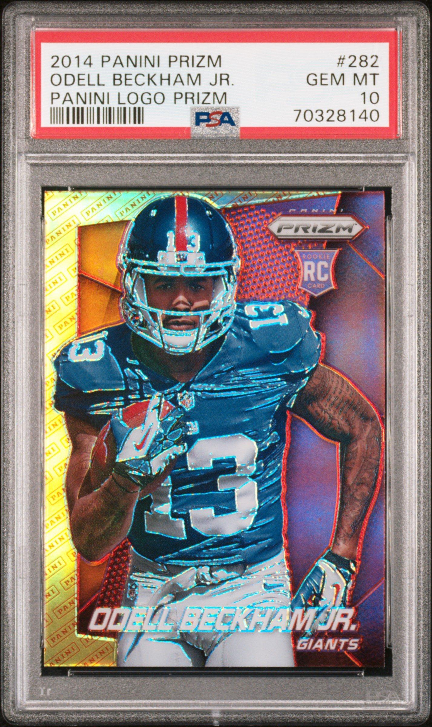 2014 Panini Prizm 282 Odell Beckham Jr. Panini Logo Prizm PSA 10