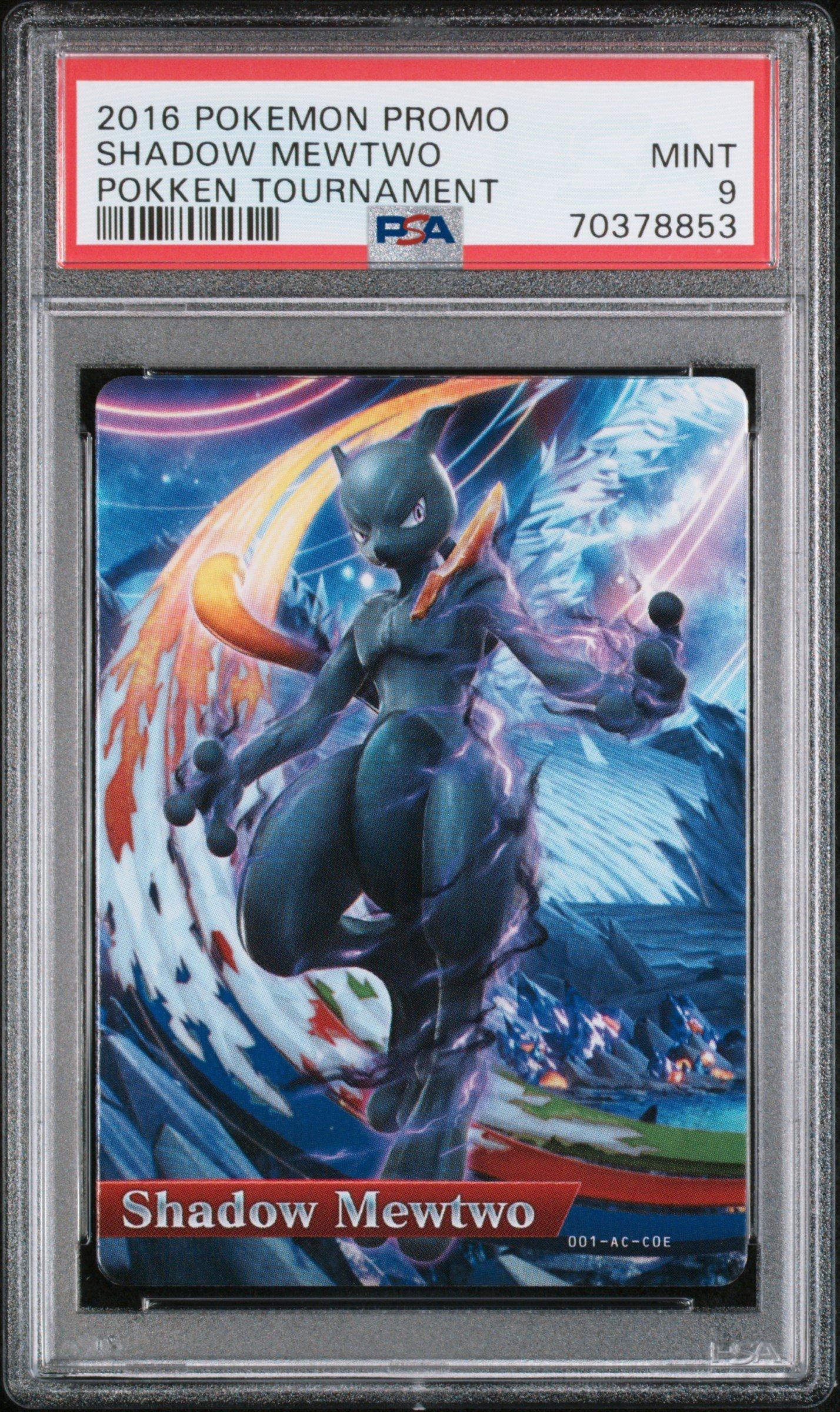 2016 Pokemon Promo Pokken Tournament null Shadow Mewtwo PSA 9