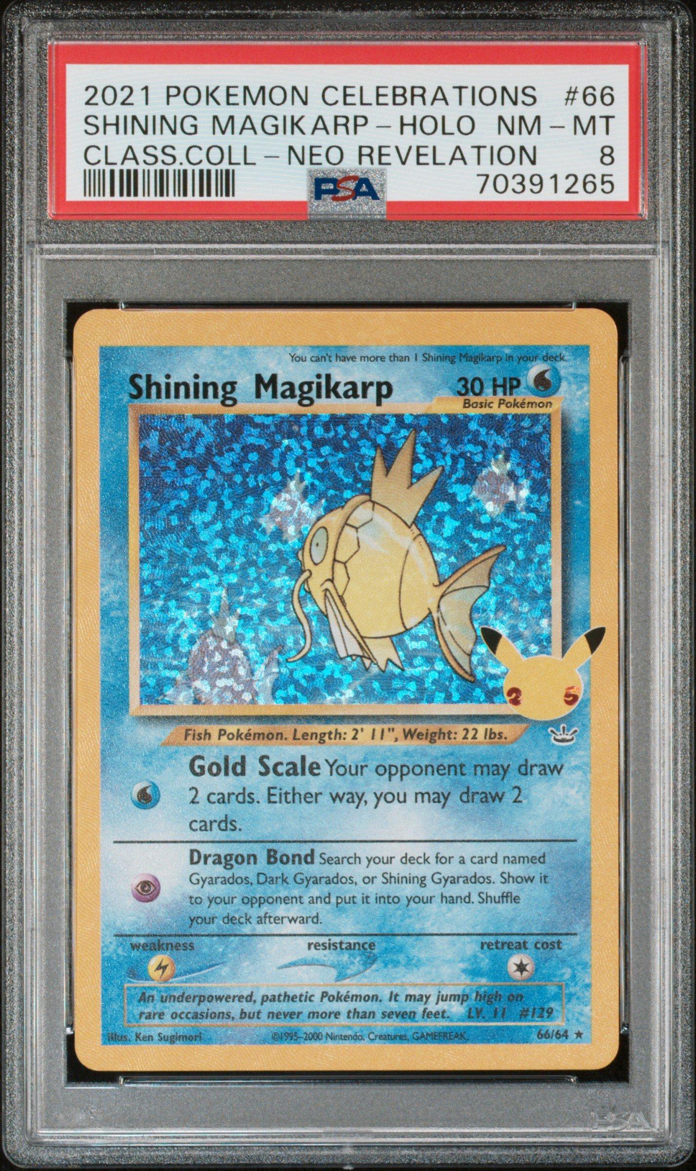 pokemon shining magikarp card Show it to your opponent and put it into your hand Something new! What Grade Did