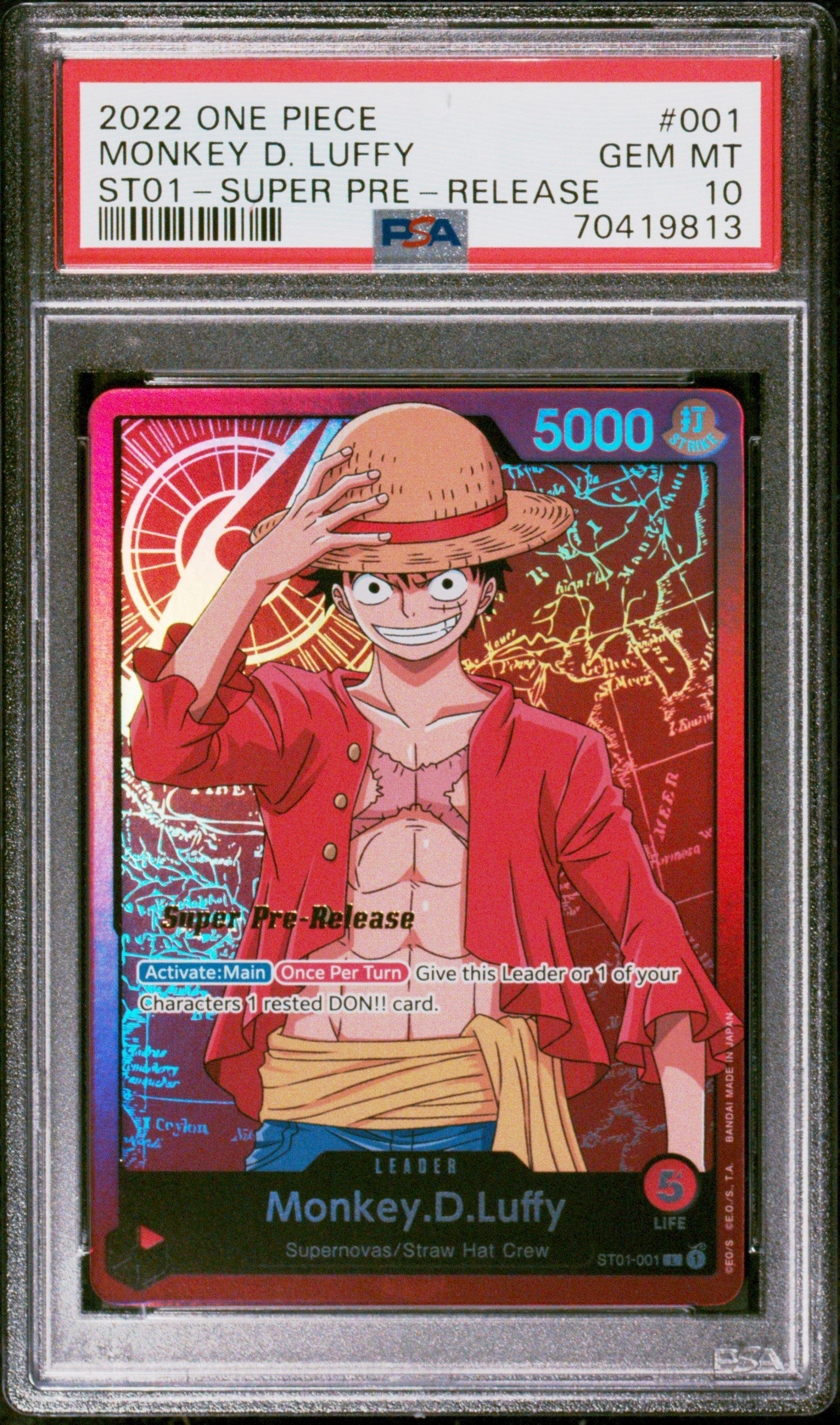 2022 One Piece Starter Deck-straw Hat Crew 001 Monkey D. Luffy Super ...