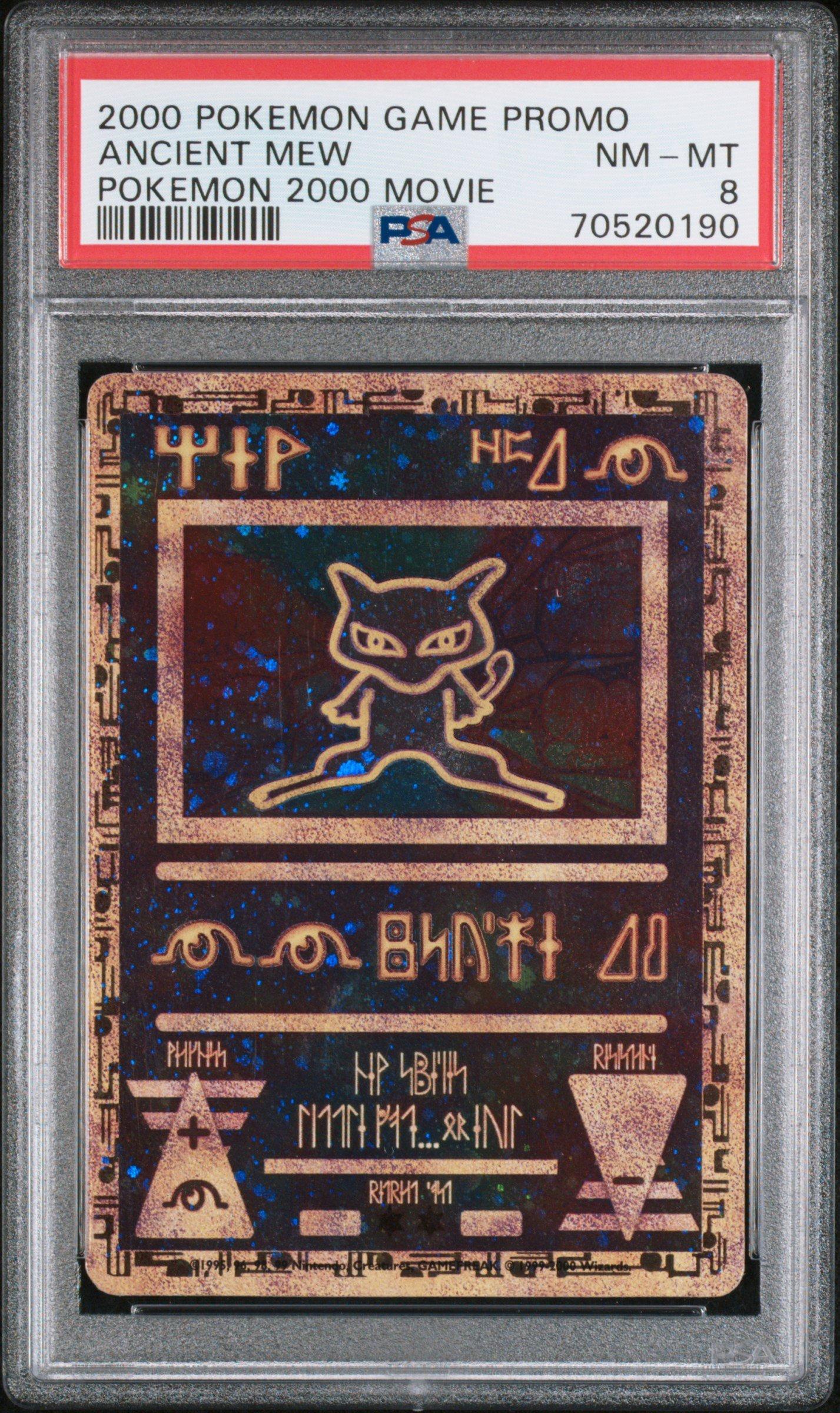 ポケモンカードゲーム Ancient Mew 2000 Promo CGC 8 Graded Pokemon Card - Ancient Mew 2000 Movie Promo - PSA 8