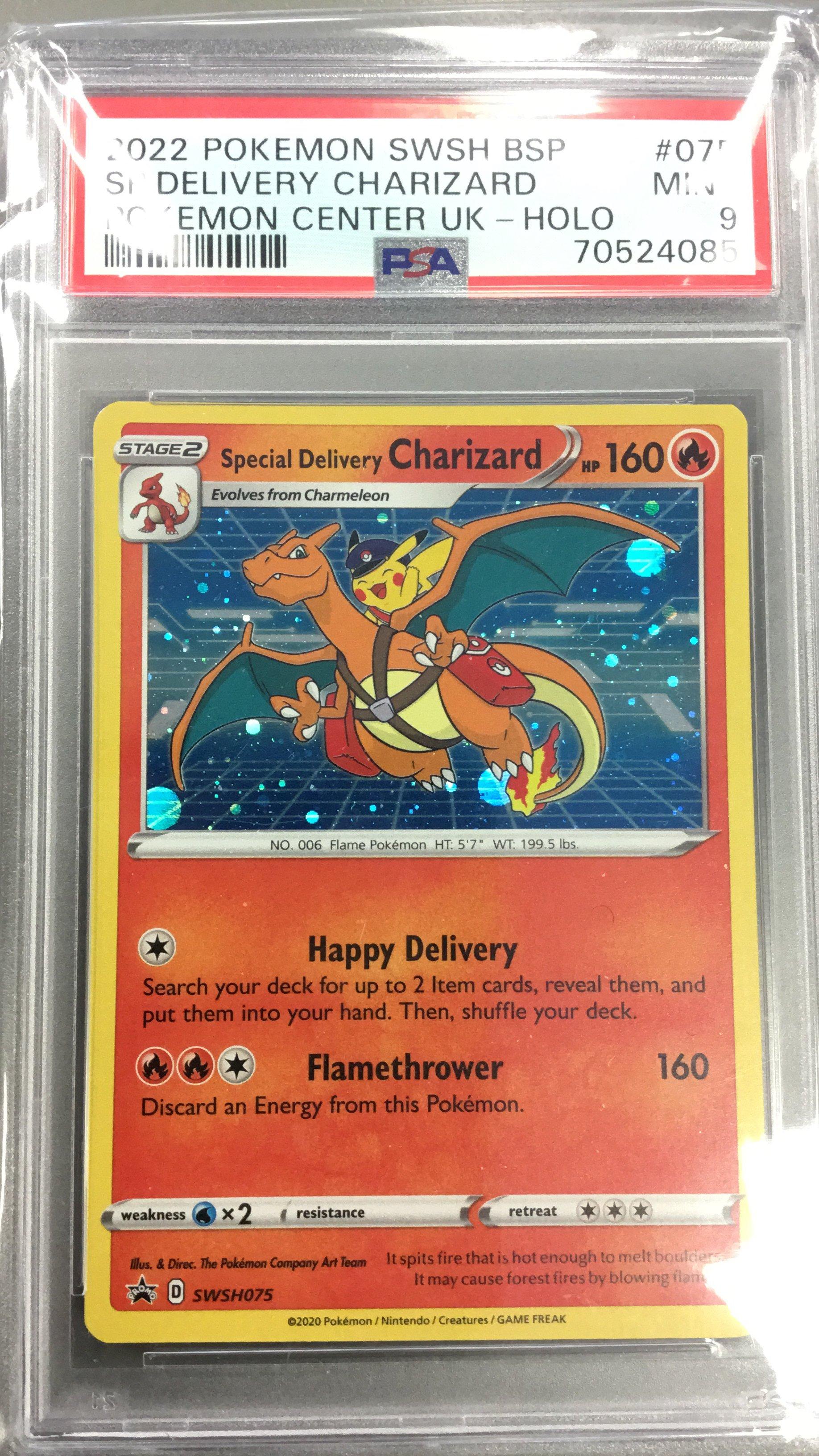 2022 Pokemon Swsh Black Star Promo 075 Special Delivery Charizard-holo ...