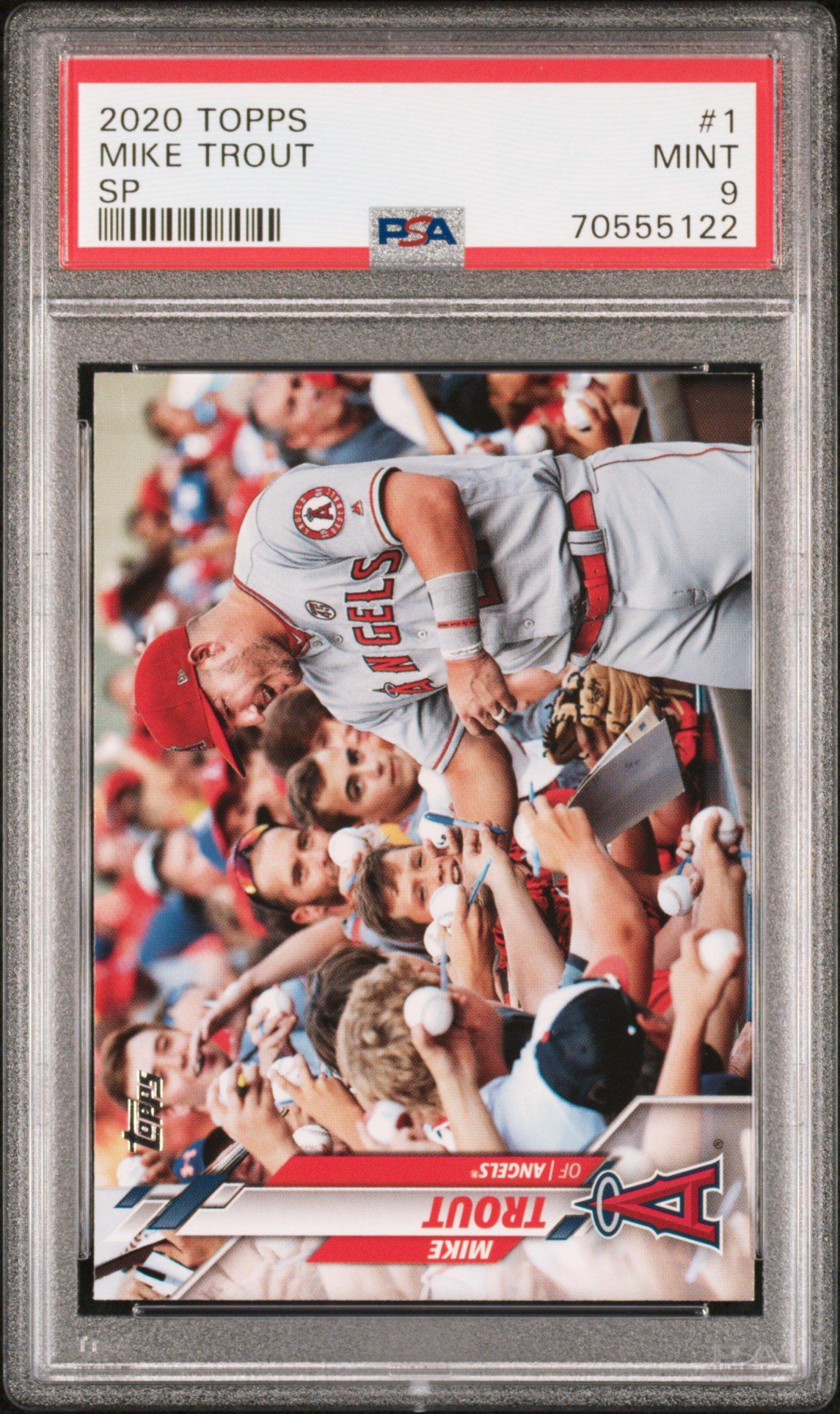 2020 Topps 1 Mike Trout Sp PSA 9 Graded Card | GameStop