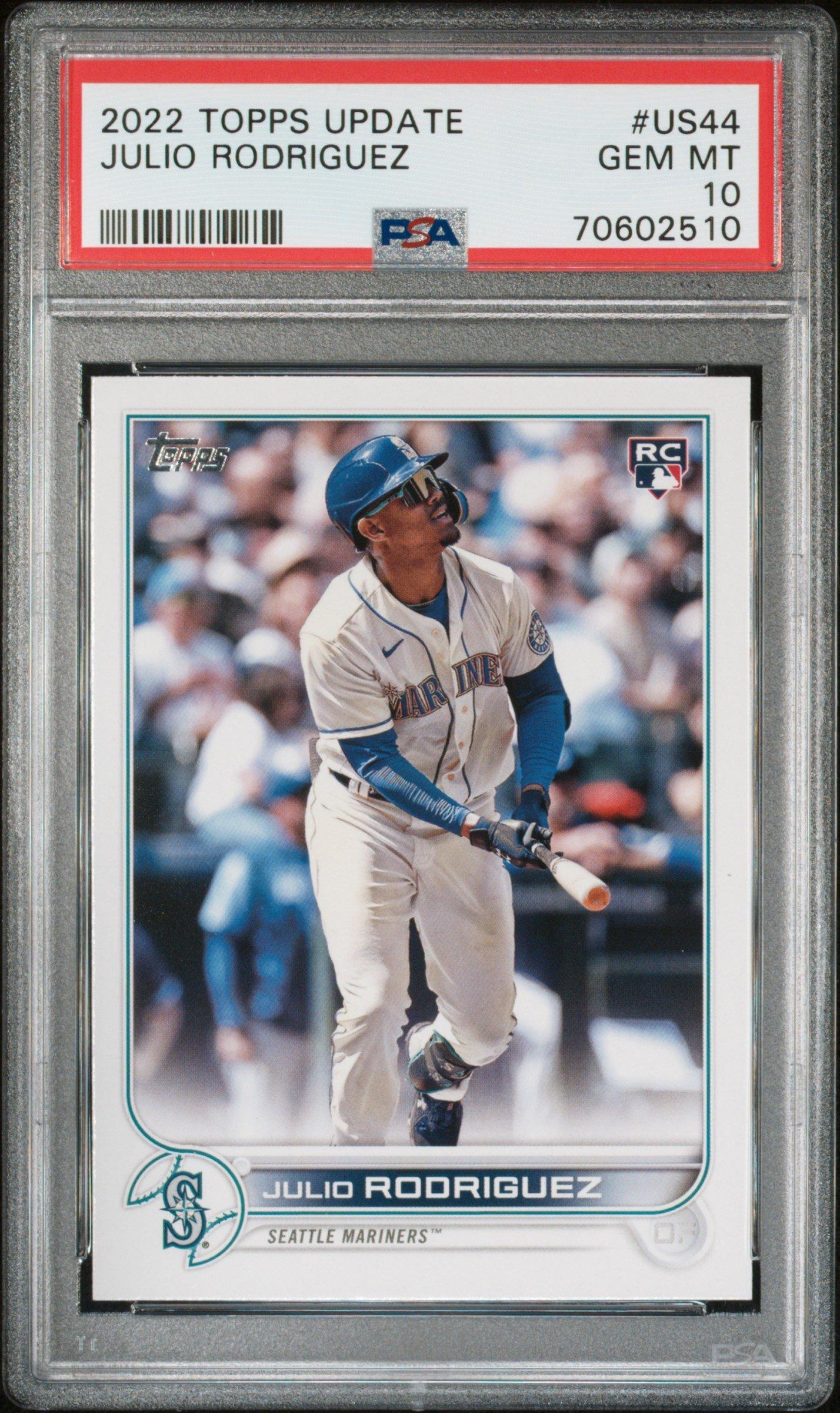 2022 Topps Update Us44 Julio Rodriguez PSA 10