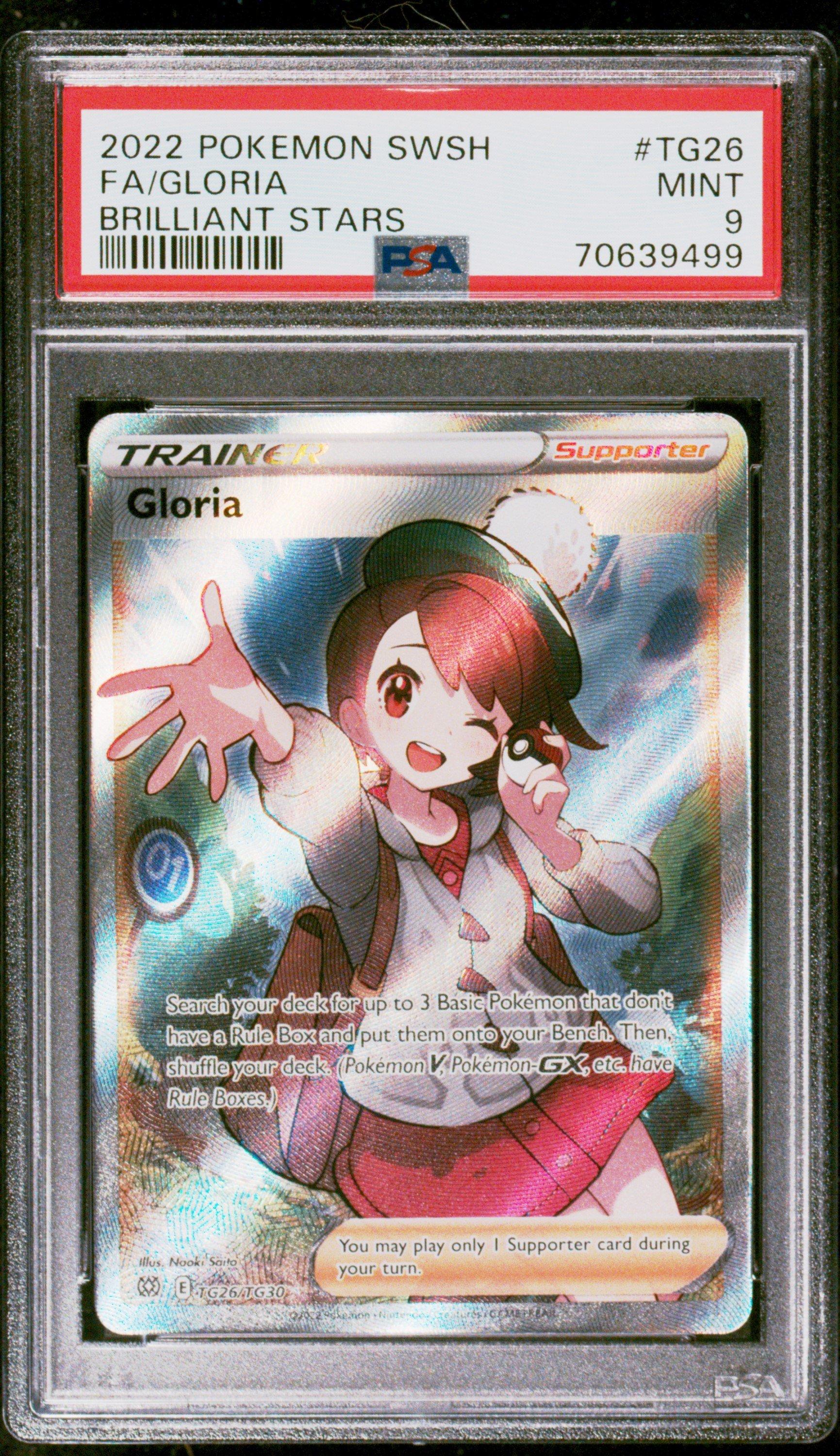 2022 Pokemon Sword & Shield Brilliant Stars Tg26 Fa/gloria PSA
