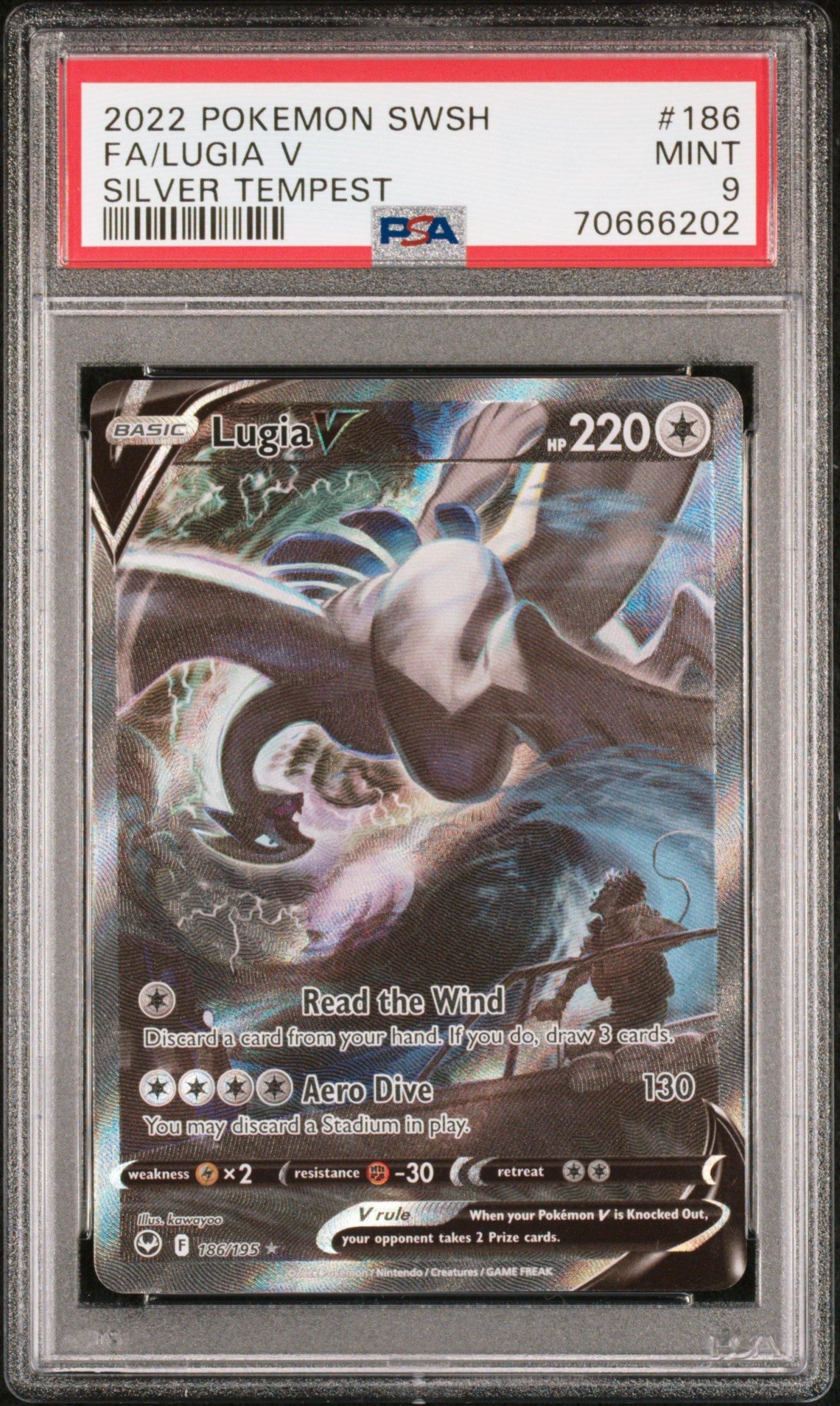2022 Pokemon Sword & Shield Silver Tempest 186 Full Art/lugia V