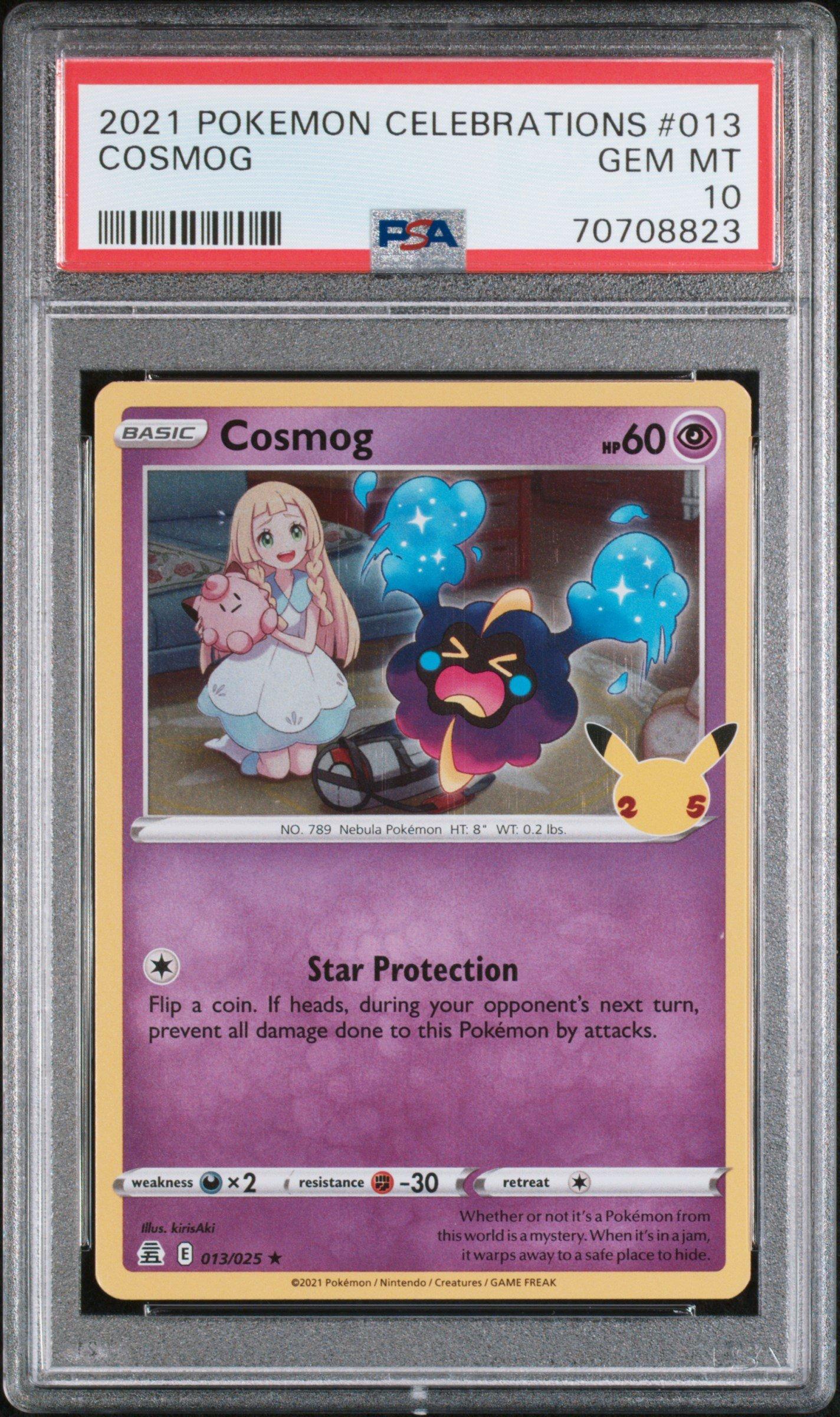 2021 Pokemon Celebrations 013 Cosmog PSA