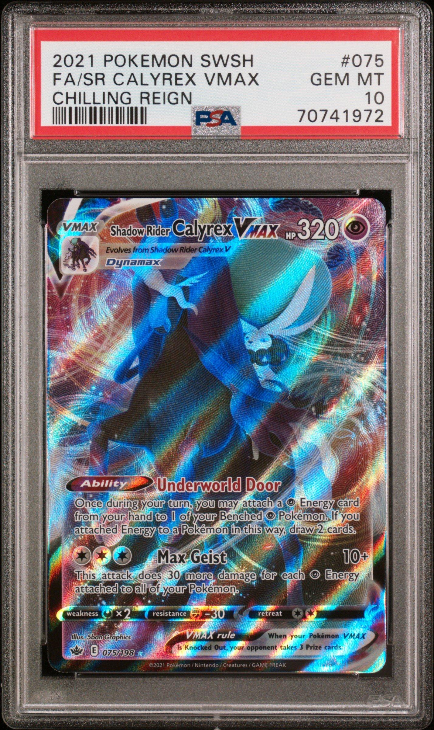 shadow rider calyrex vmax pokemon card Shadow rider Calyrex VMax (Gold) TG30/TG30 – PokePlugZa main image 0