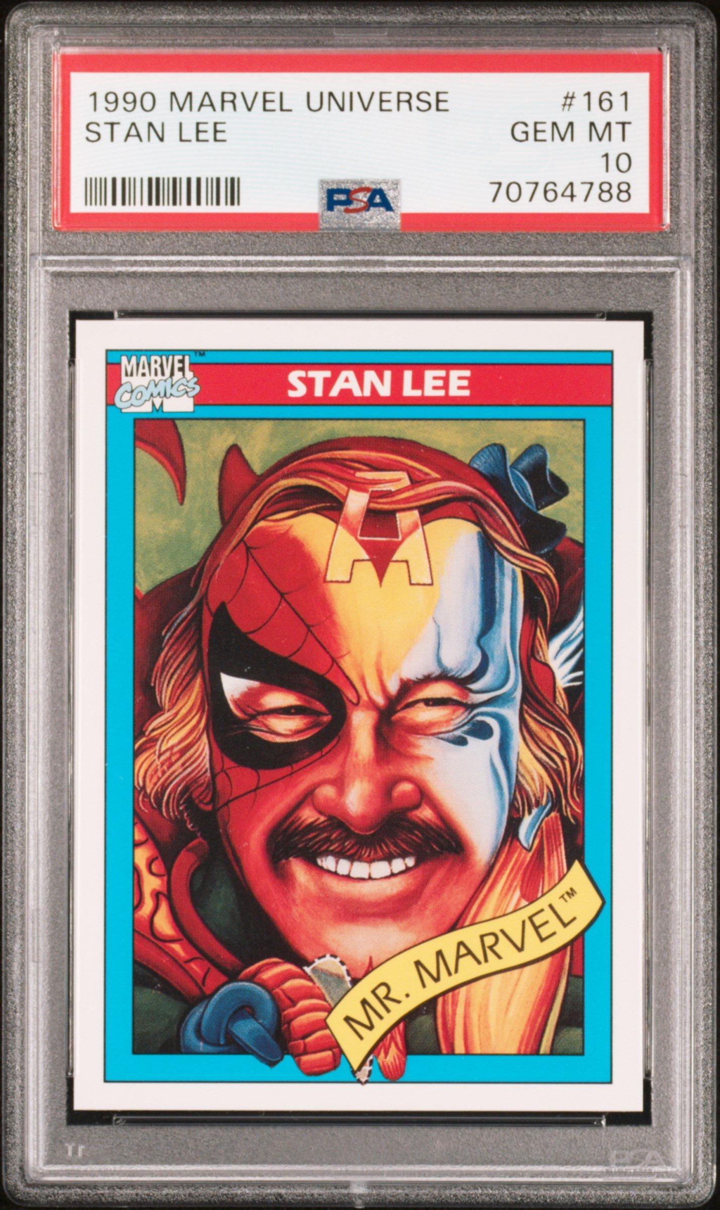 1990 Marvel Universe 161 Stan Lee PSA 10
