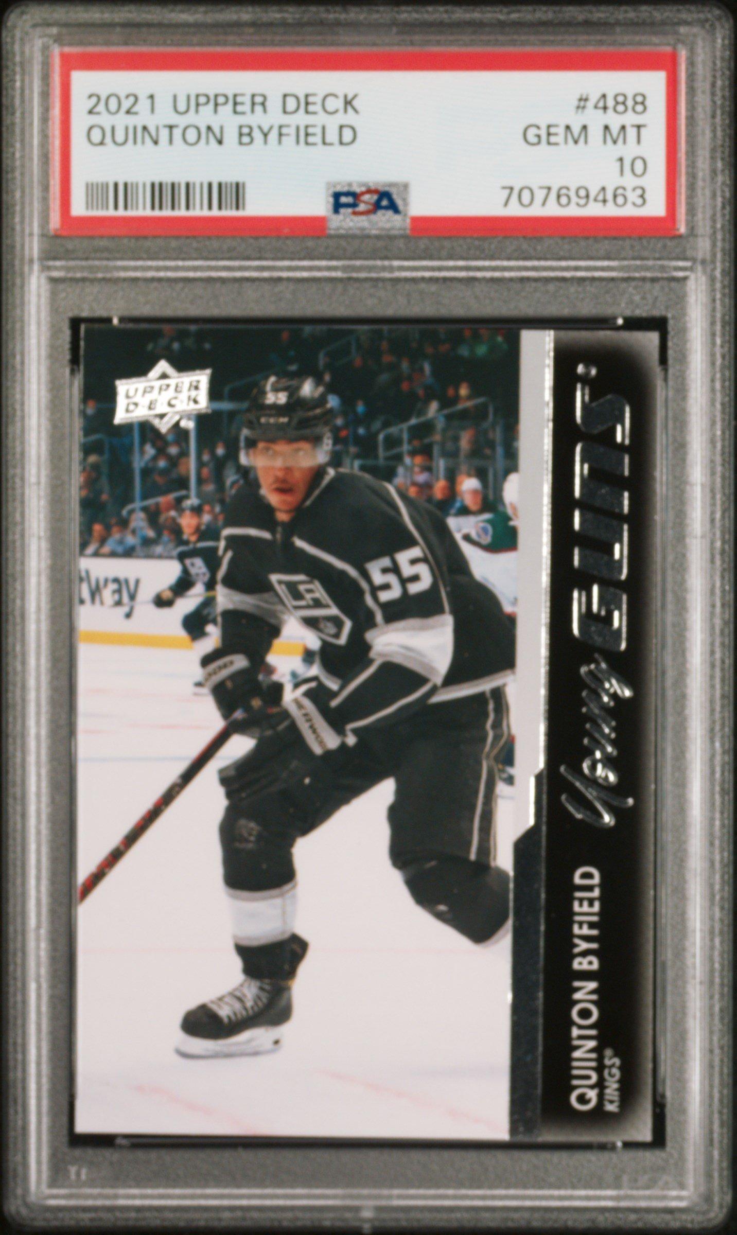 2021-2022 Upper Deck 488 Quinton Byfield PSA