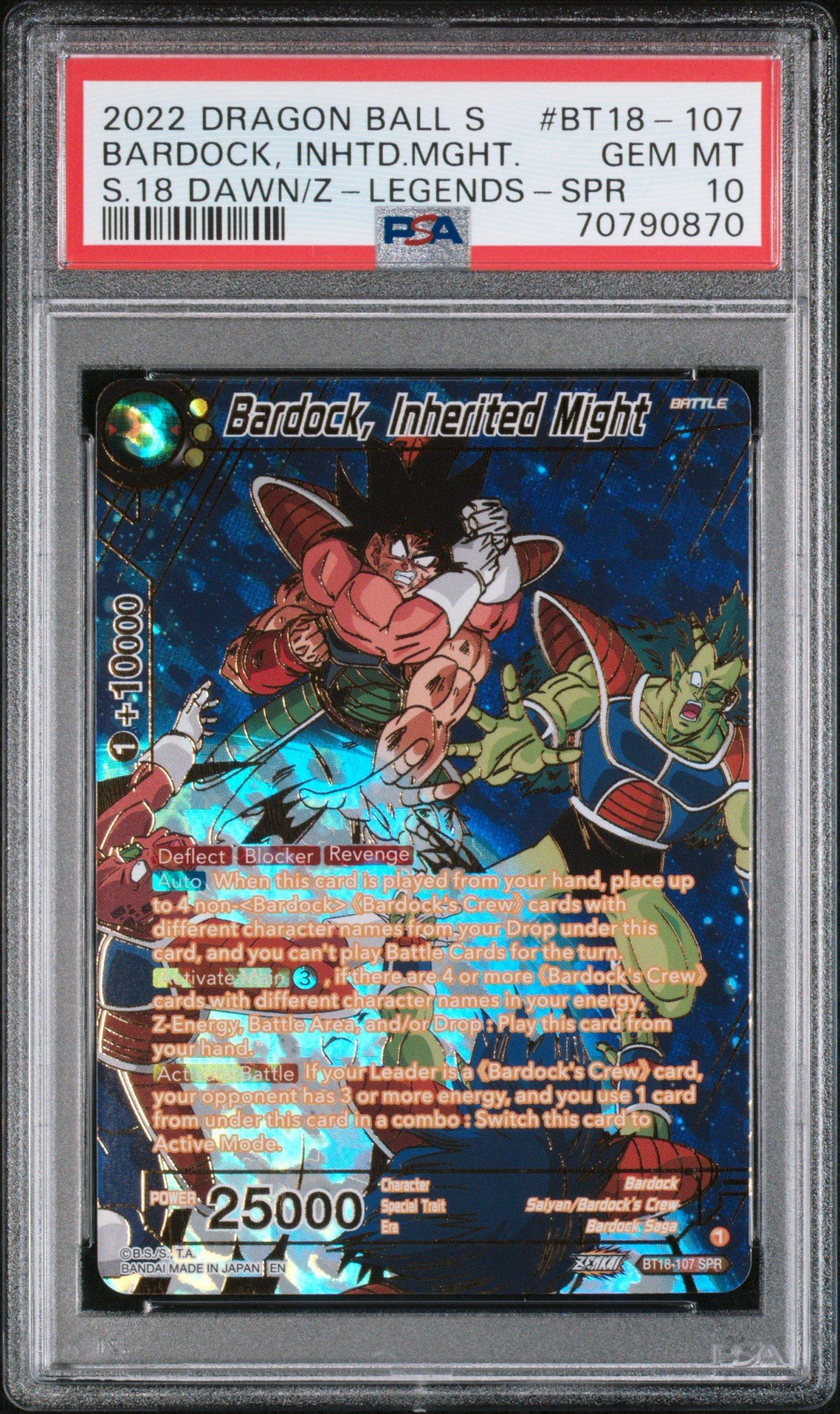 2022 Dragon Ball Super Card Game Series 18 Dawn Of The Z-legends
