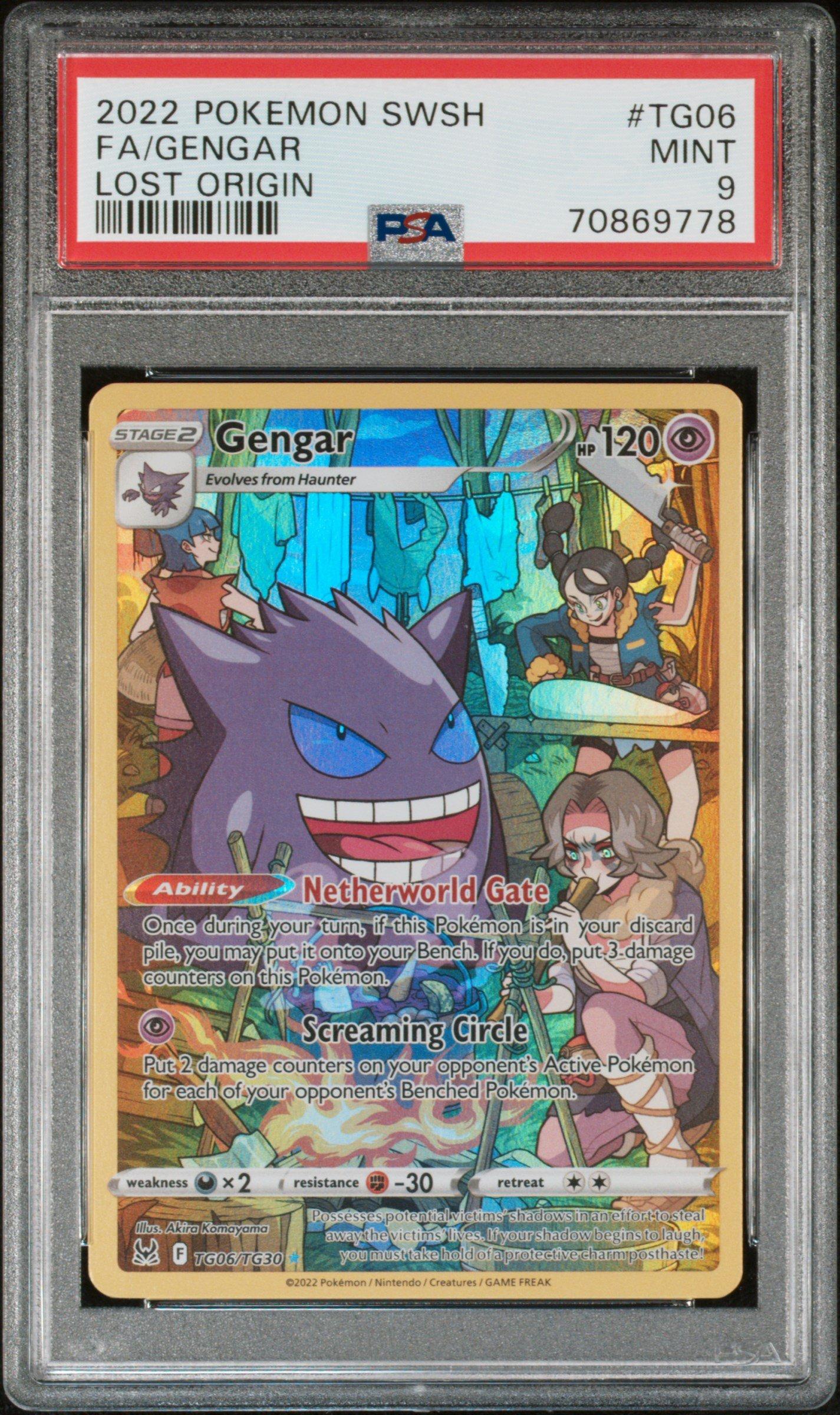 gengar pokemon card 2022 Gengar 2022 Sword & Shield: Lost Origin #TG06/TG30 Trainer Gallery Price  Guide