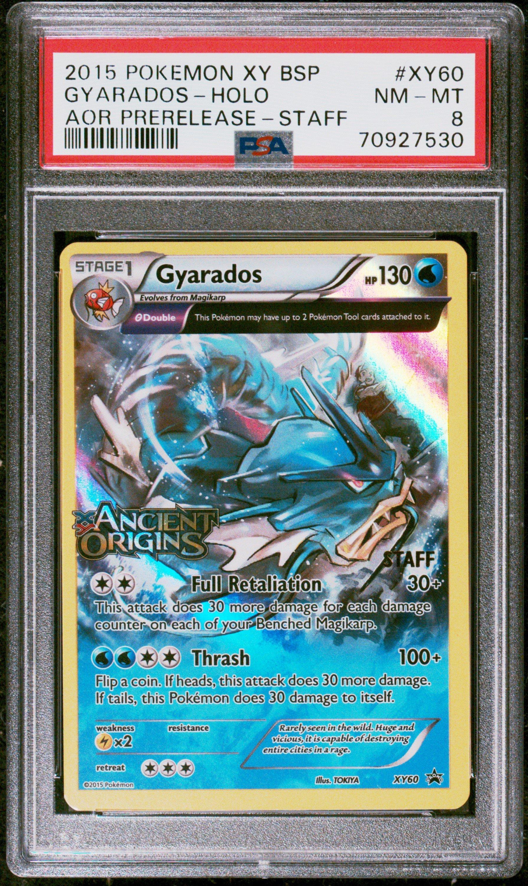 2015 Pokemon Xy Black Star Promos Xy60 Gyarados-holo Ancient