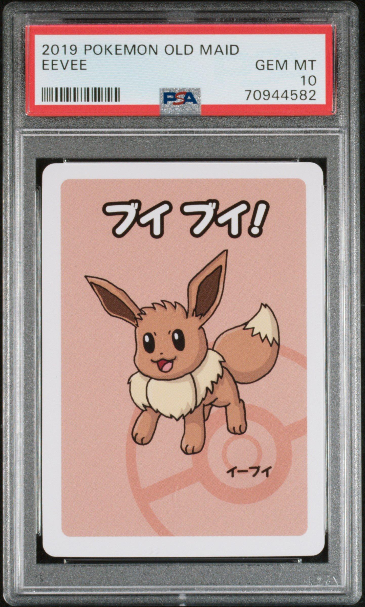 2019 Pokemon Old Maid Eevee PSA 10 Graded Card | GameStop