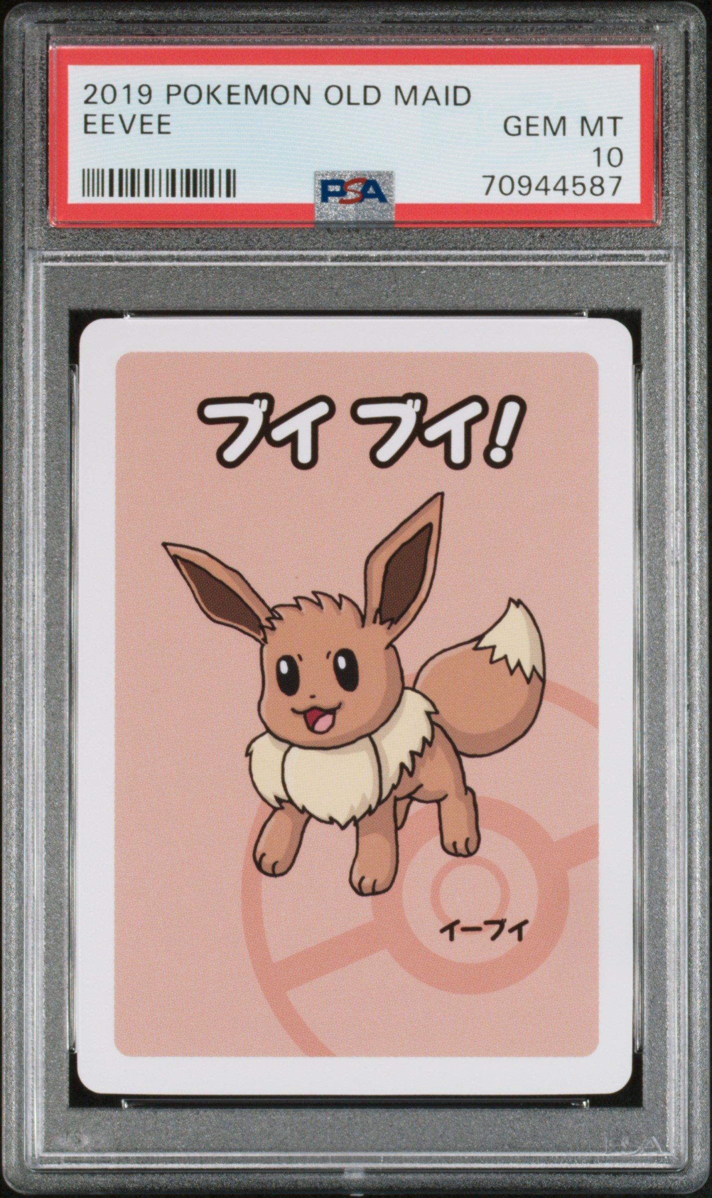 2019 Pokemon Old Maid Eevee PSA 10