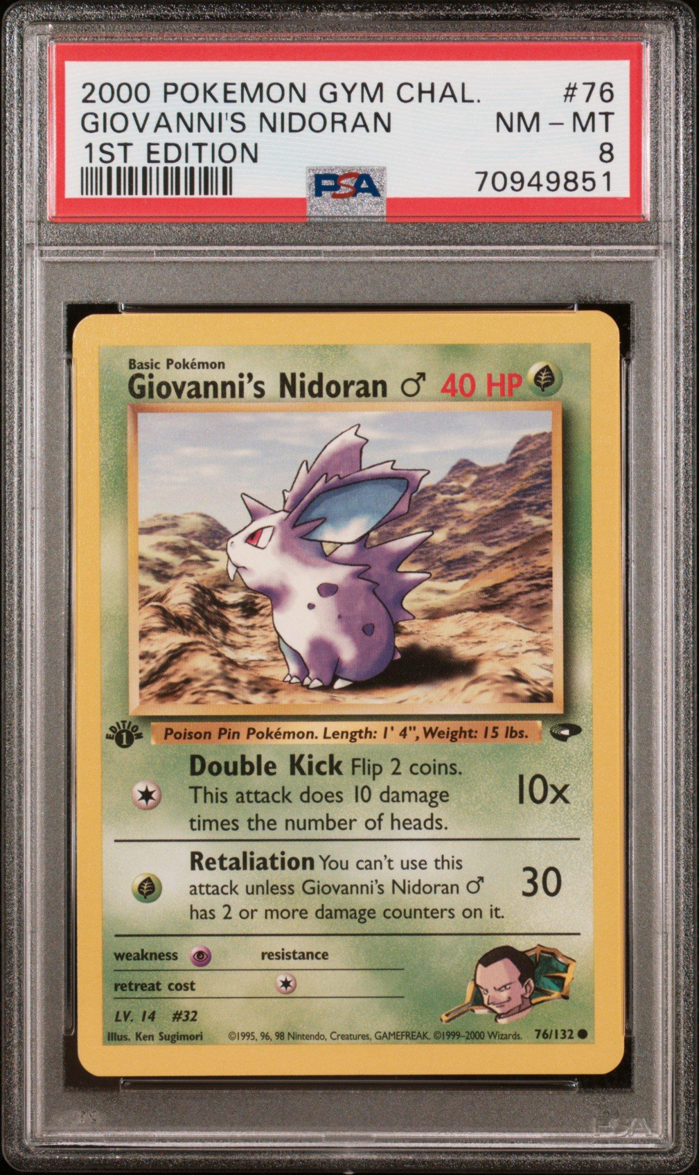 pokemon nidoran card Pokemon Card Japanese Team Rocket's Nidoran Male 061/098 sv10 C TCG